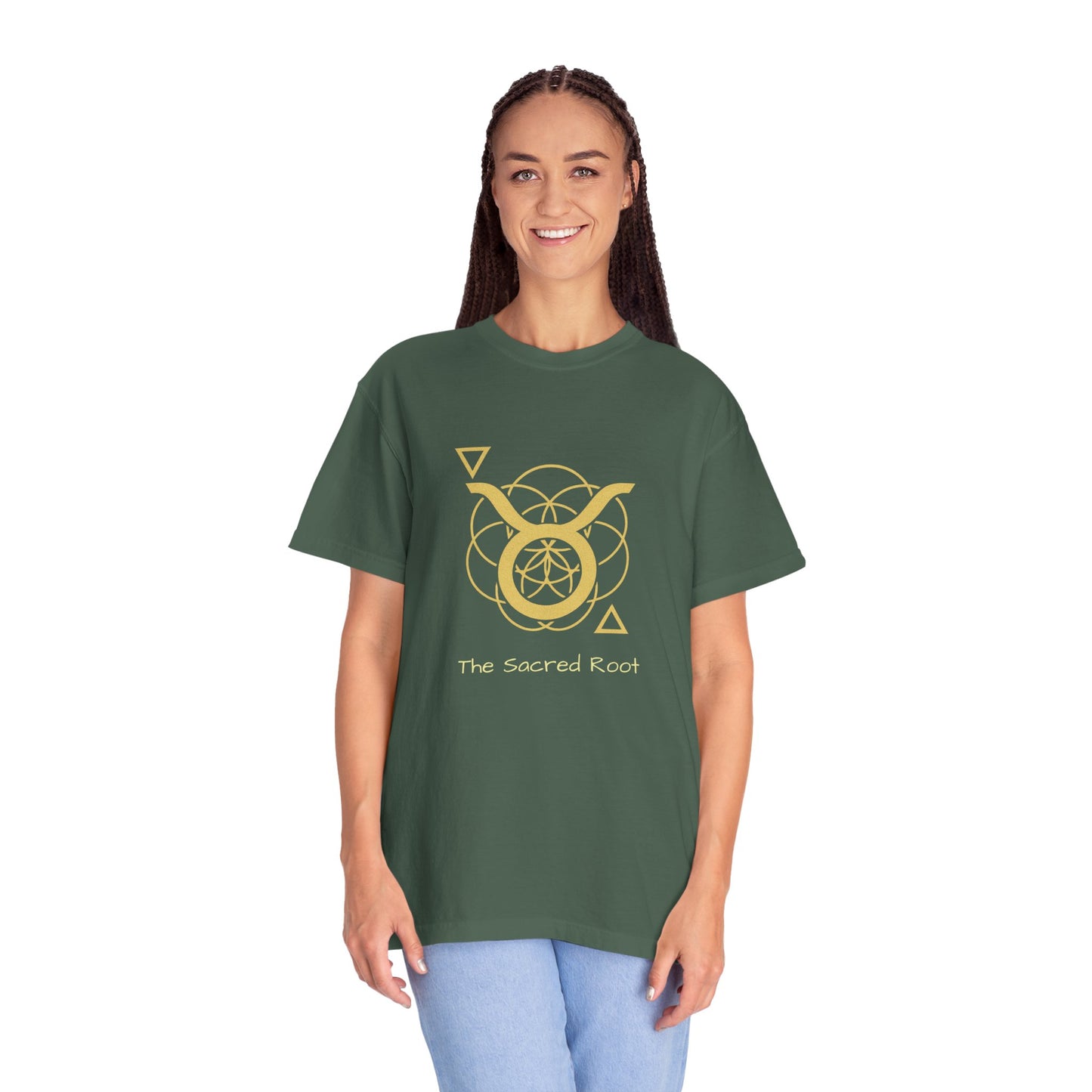 Taurus Sacred Geometry T-Shirt | The Sacred Root Tee in 13 different Colors | Astrology Gift