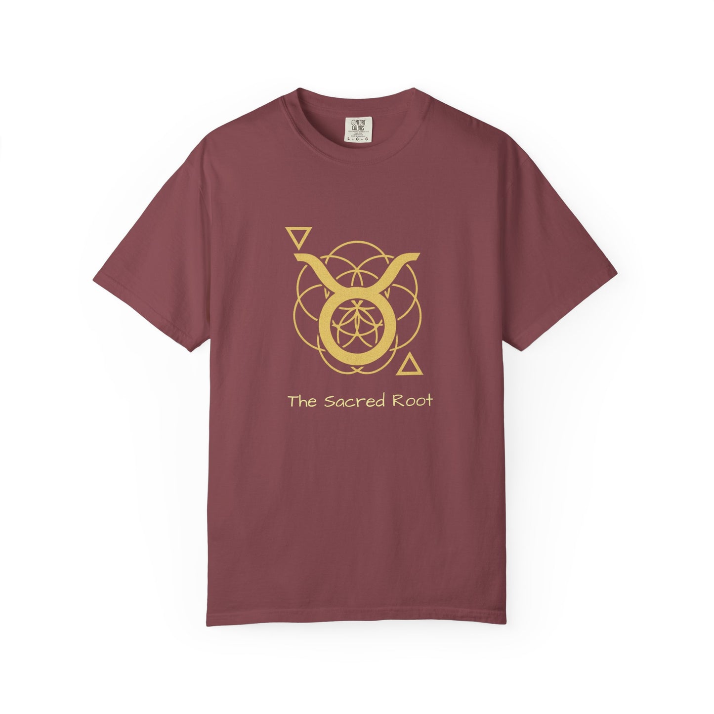 Taurus Sacred Geometry T-Shirt | The Sacred Root Tee in 13 different Colors | Astrology Gift