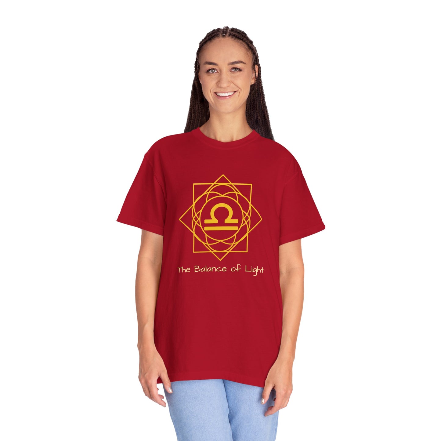 Libra Sacred Geometry T-Shirt | The Balance of Light Tee in 13 different Colors | Astrology Gift
