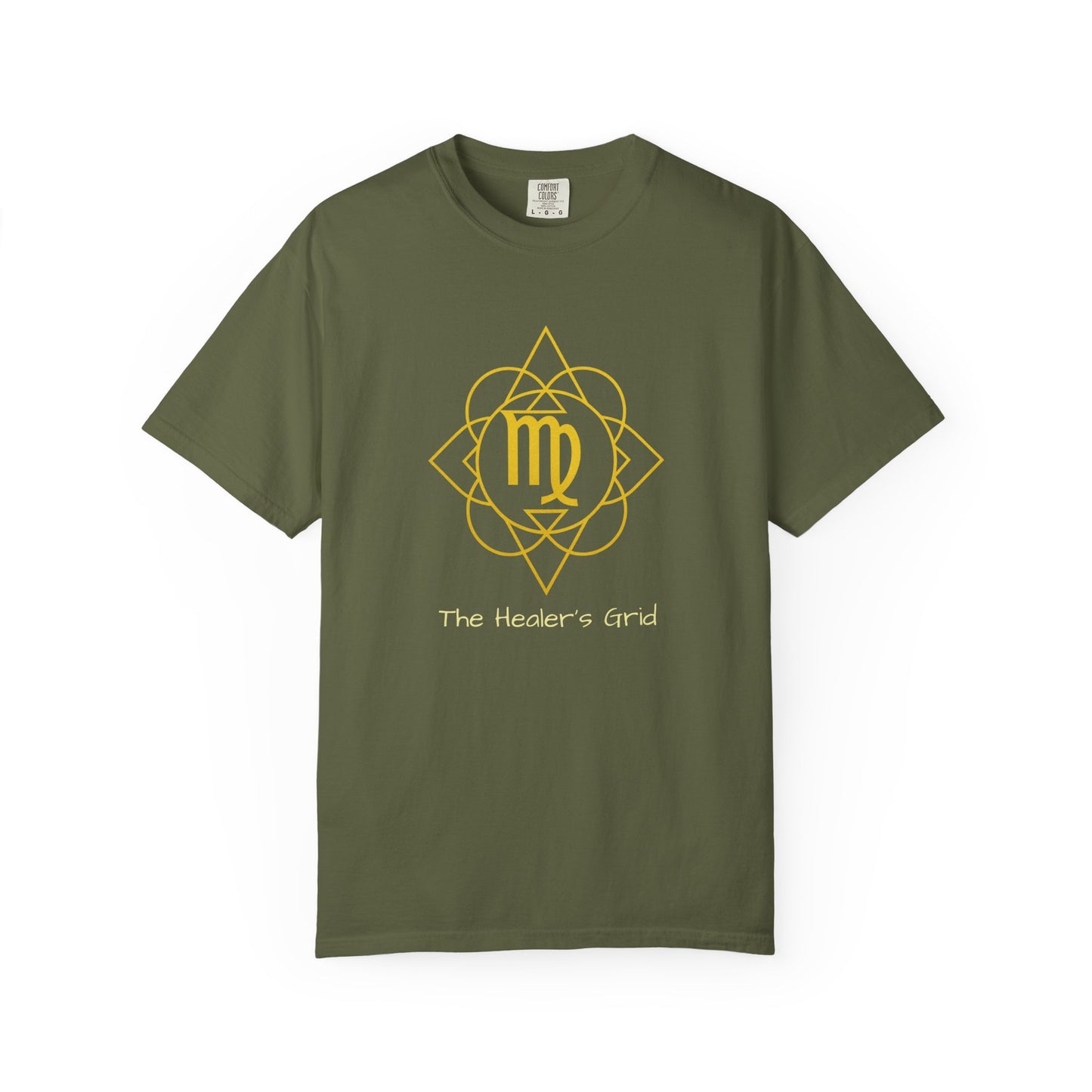 Virgo Sacred Geometry T-Shirt | The Healer’s Grid Tee in 13 different Colors | Astrology Gift