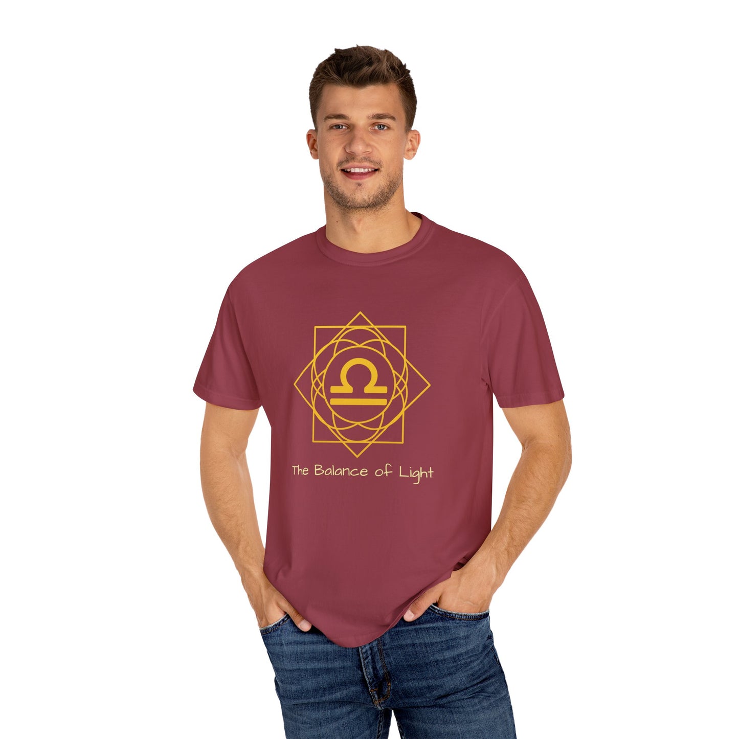 Libra Sacred Geometry T-Shirt | The Balance of Light Tee in 13 different Colors | Astrology Gift