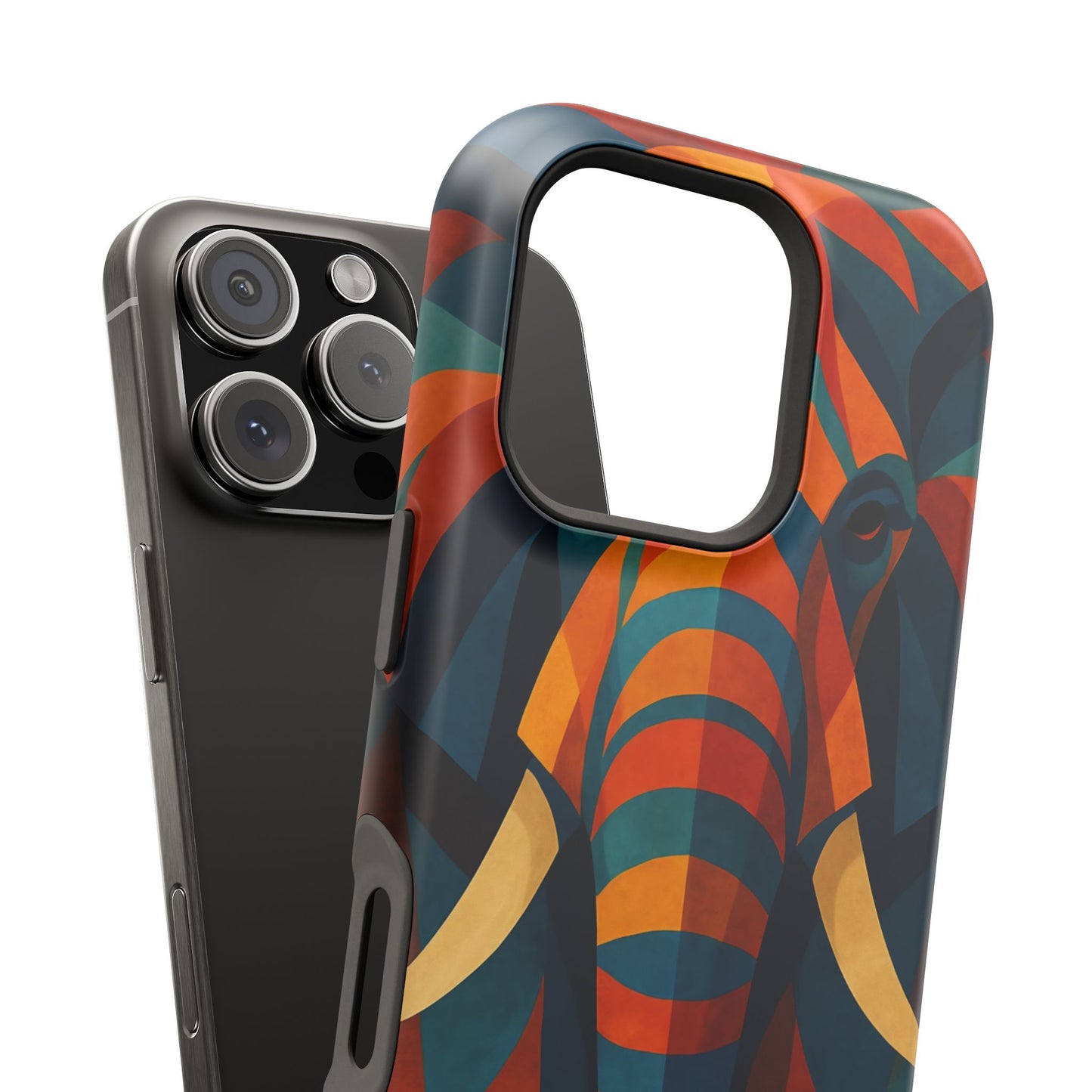 Majestic Elephant iPhone Case | Impact Resistant Cover | SoulfulYarn Collection | Bold Wildlife Art for iPhone
