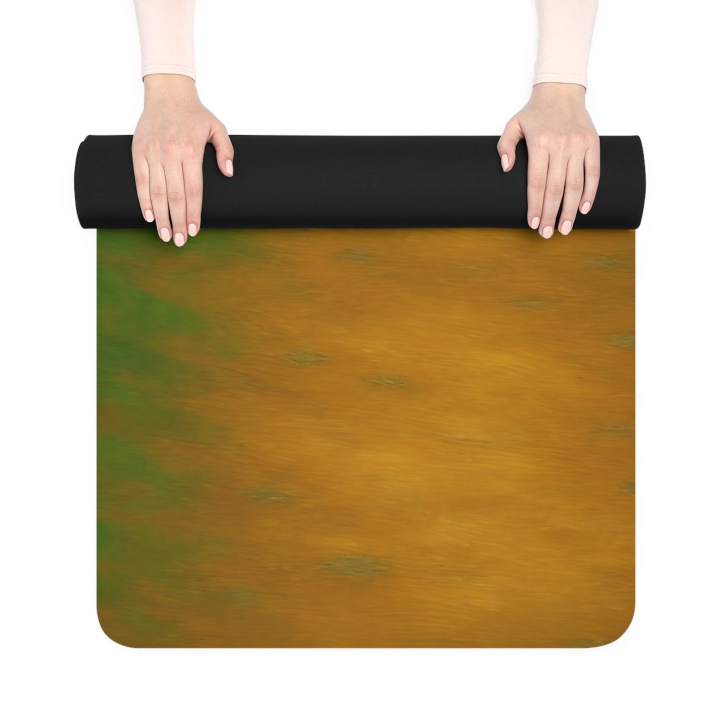 Forest Path Yoga Mat | Nature Trail Print | Mindful Meditation Mat with Strap | Non-Slip Yoga & Fitness Mat