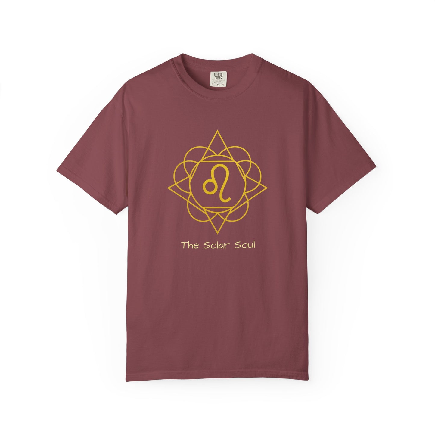 Leo Sacred Geometry T-Shirt | The Solar Soul Tee in 13 different Colors | Astrology Gift