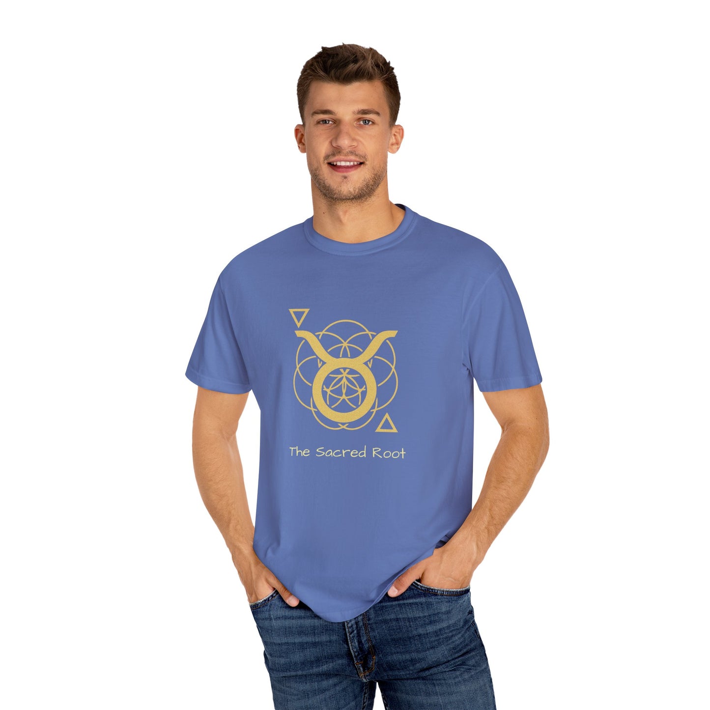 Taurus Sacred Geometry T-Shirt | The Sacred Root Tee in 13 different Colors | Astrology Gift