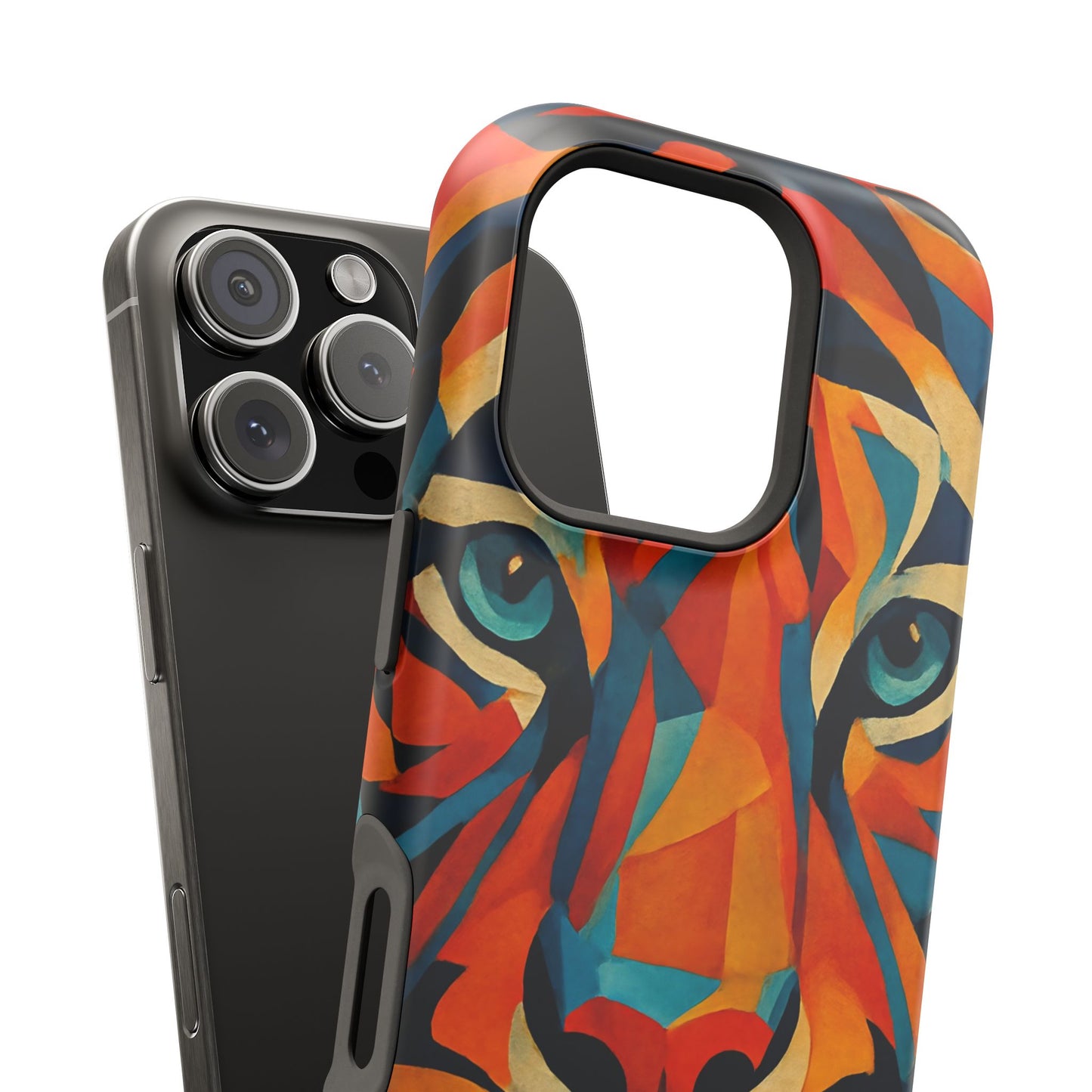 Fierce Tiger iPhone Case | Impact Resistant Cover | SoulfulYarn Collection | Bold Wildlife Art for iPhone