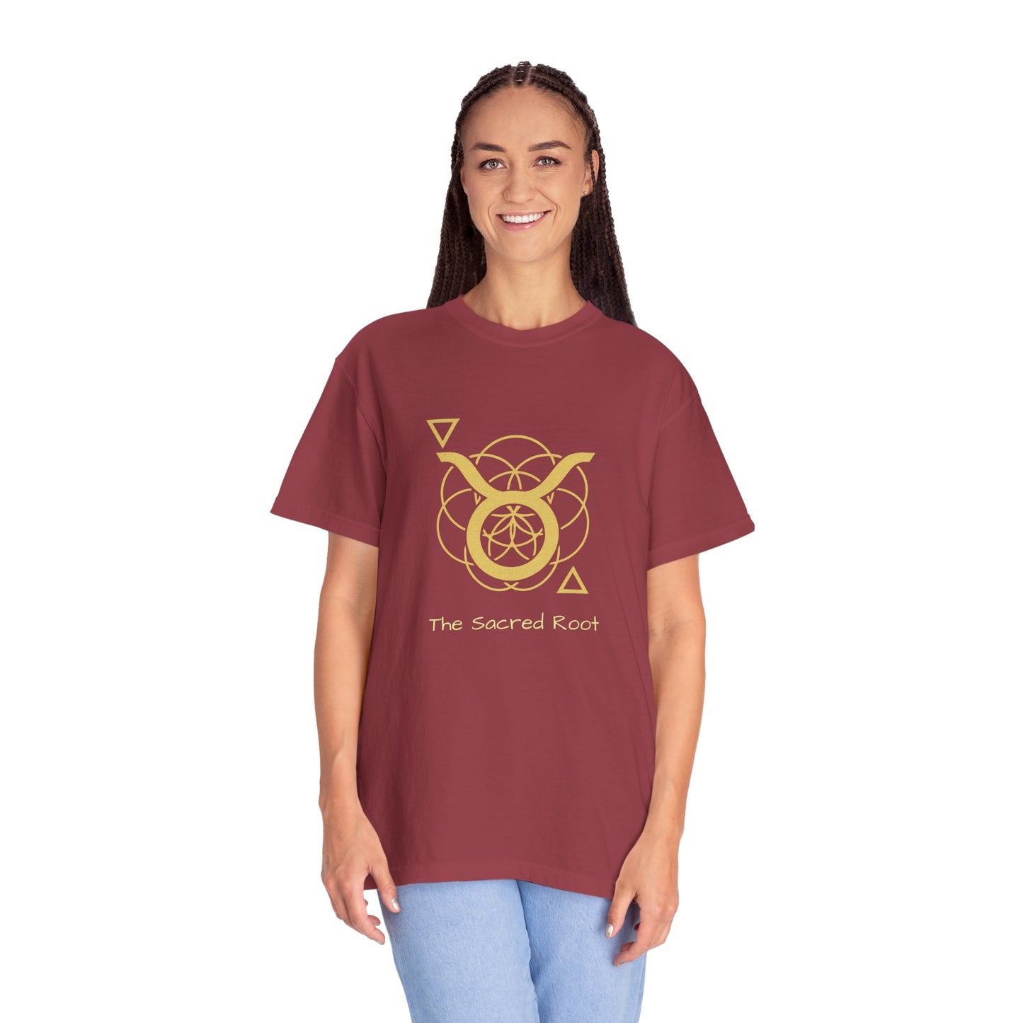 Taurus Sacred Geometry T-Shirt | The Sacred Root Tee in 13 different Colors | Astrology Gift