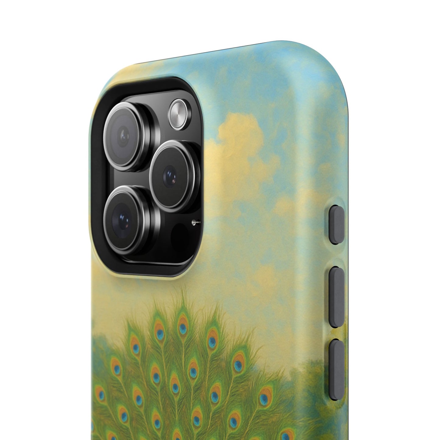 Peacock Art iPhone Case I Impact-Resistant Cover | SoulfulYarn Collection | Elegant Wildlife Design for iPhone