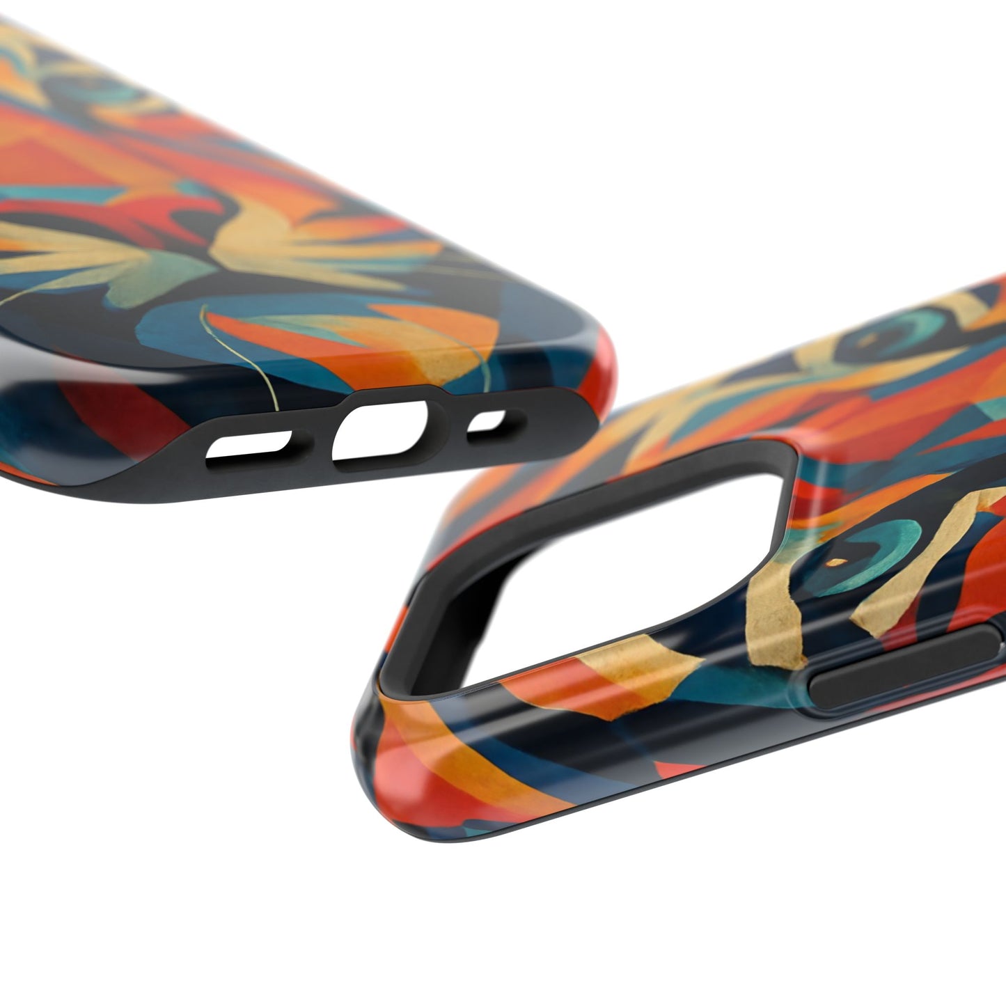 Fierce Tiger iPhone Case | Impact Resistant Cover | SoulfulYarn Collection | Bold Wildlife Art for iPhone