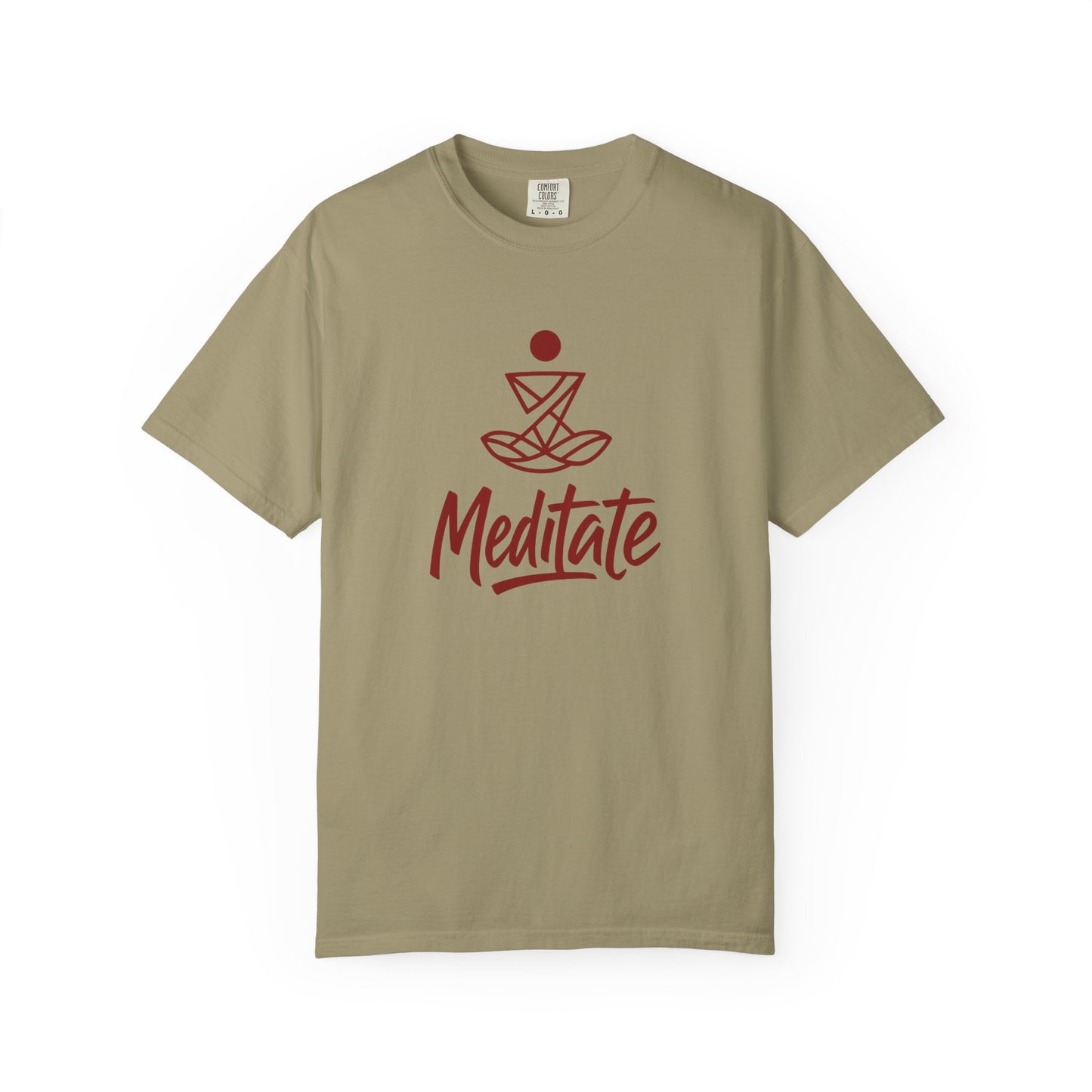 Meditate T-Shirt | 100% ring-spun US cotton | Spiritual Yoga Tee | Mindfulness Shirt | I Am Meditating Top