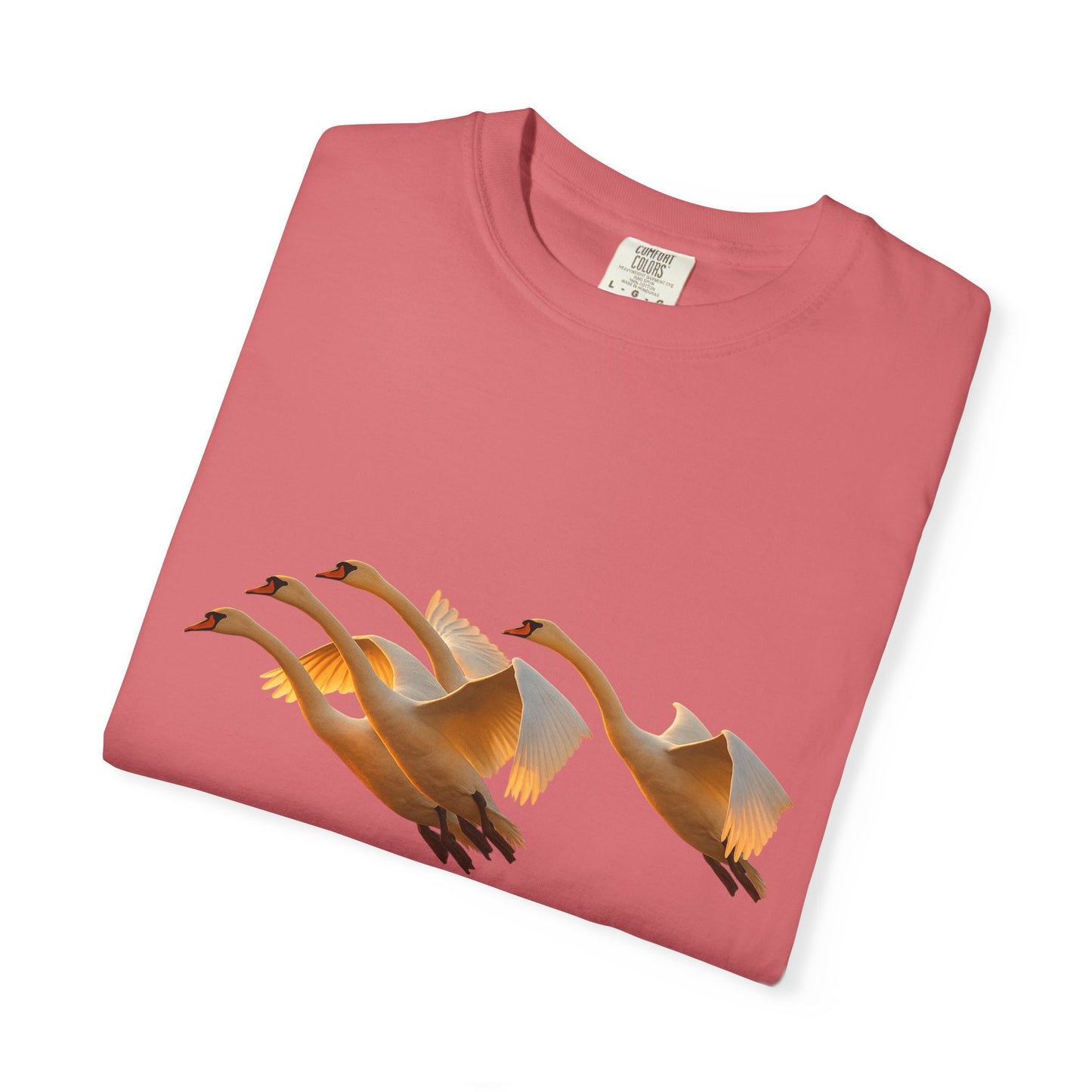 Flight of Cranes T-Shirt | 100% Ring-Spun US Cotton | Spiritual Yoga Tee | Mindfulness Shirt | Grace & Freedom Top