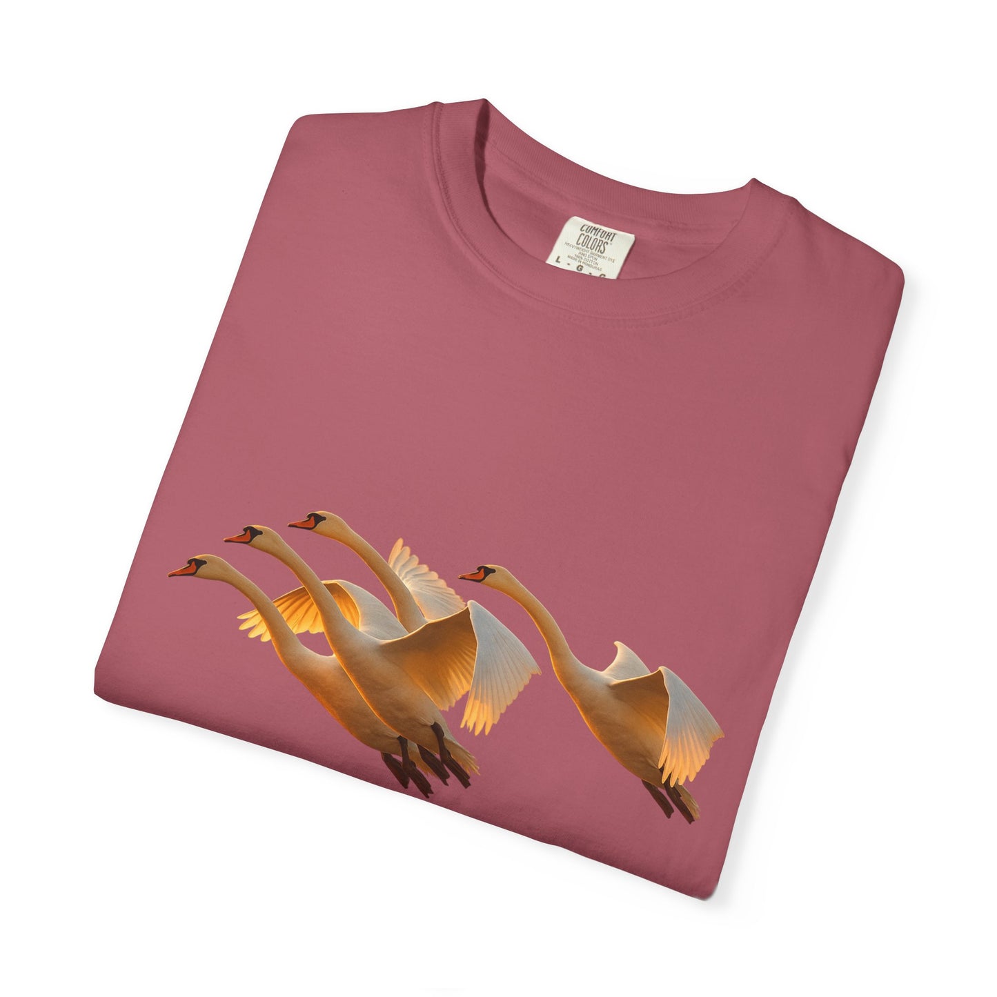 Flight of Cranes T-Shirt | 100% Ring-Spun US Cotton | Spiritual Yoga Tee | Mindfulness Shirt | Grace & Freedom Top