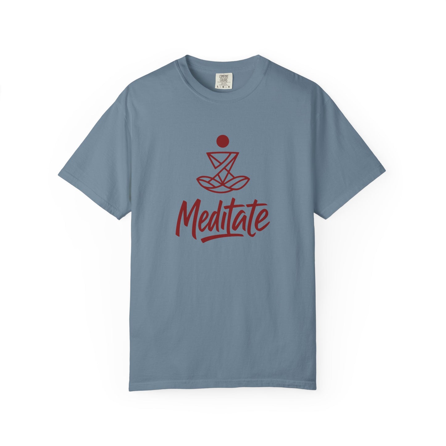 Meditate T-Shirt | 100% ring-spun US cotton | Spiritual Yoga Tee | Mindfulness Shirt | I Am Meditating Top