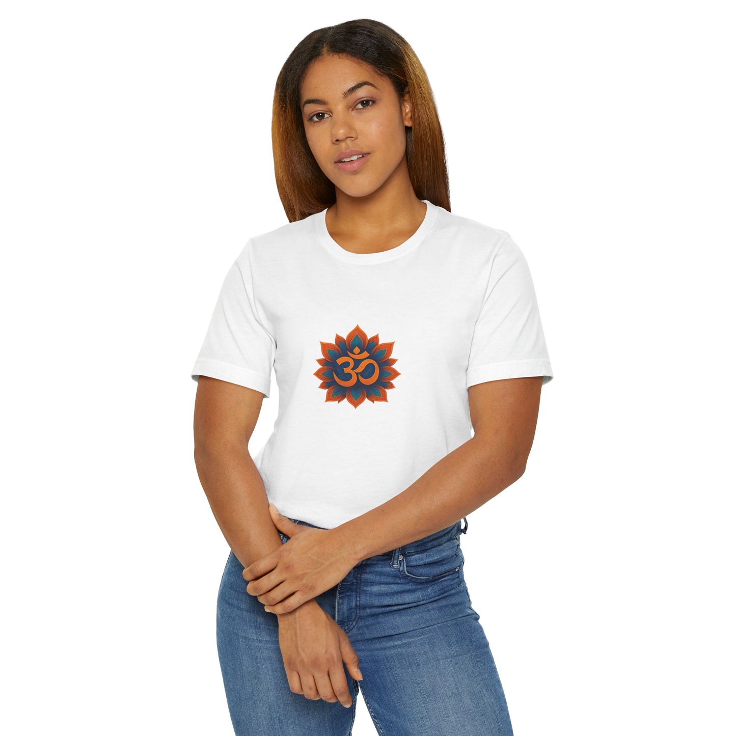 Om Lotus T-Shirt | Spiritual Symbol Tee | Sacred Geometry Shirt | Unisex Yoga Shirt | Meditation Clothing for Men and Women
