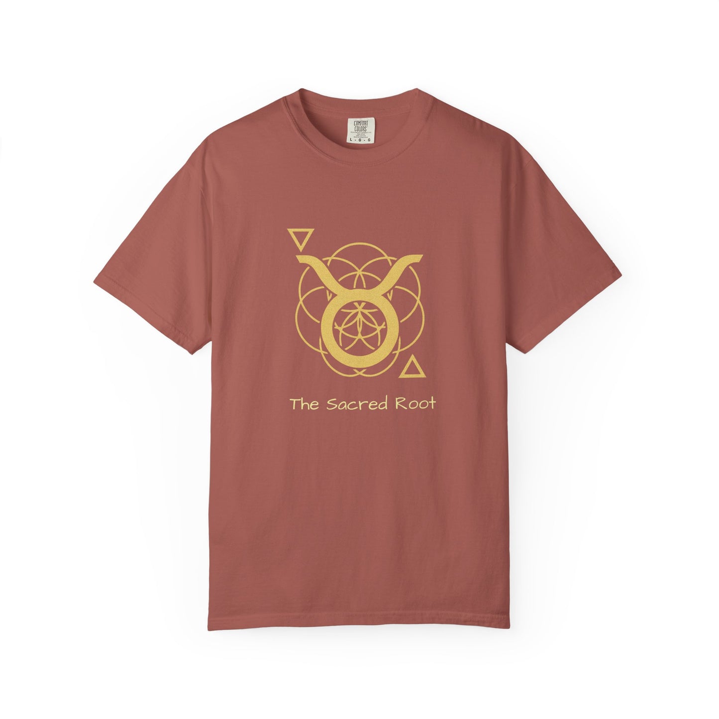 Taurus Sacred Geometry T-Shirt | The Sacred Root Tee in 13 different Colors | Astrology Gift