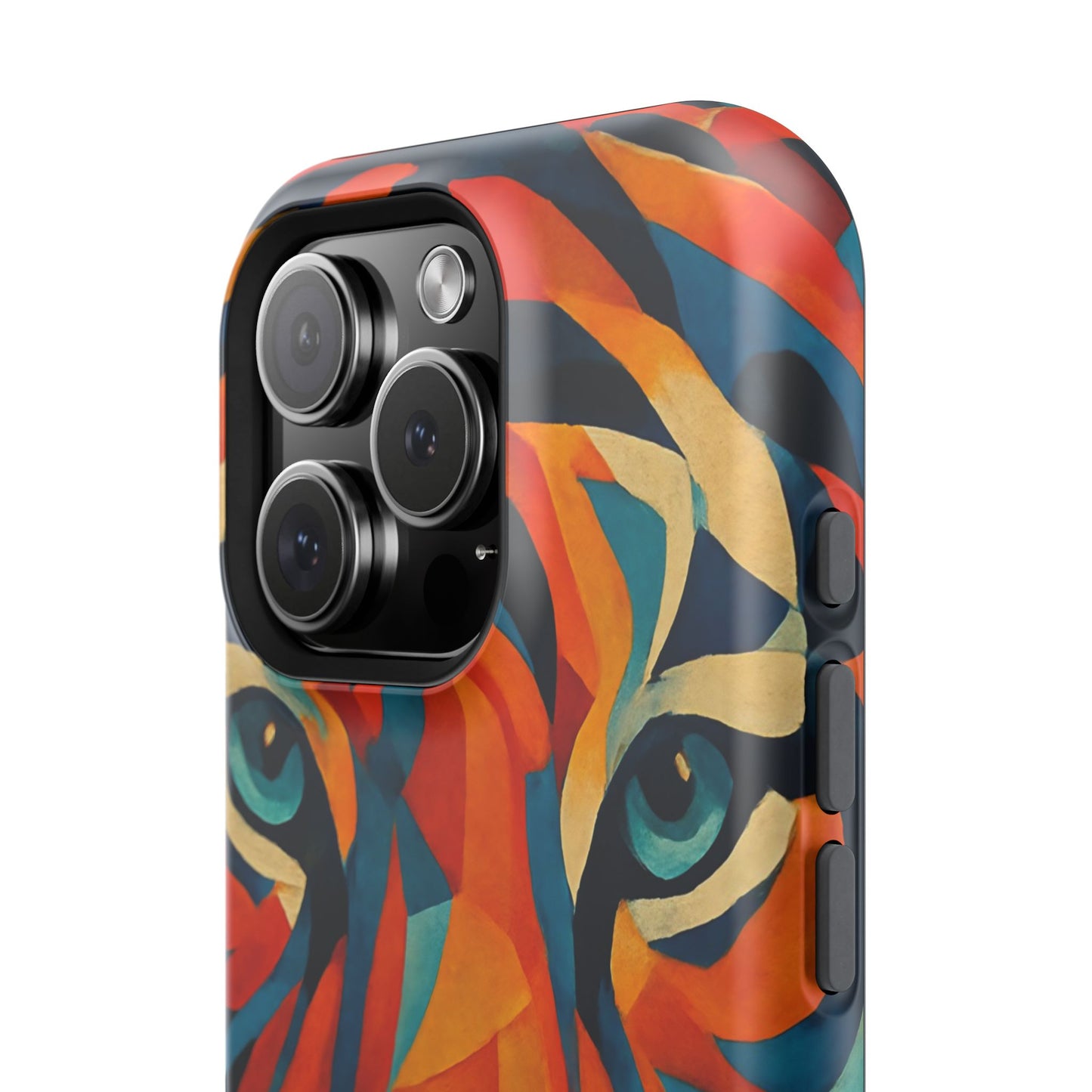 Fierce Tiger iPhone Case | Impact Resistant Cover | SoulfulYarn Collection | Bold Wildlife Art for iPhone