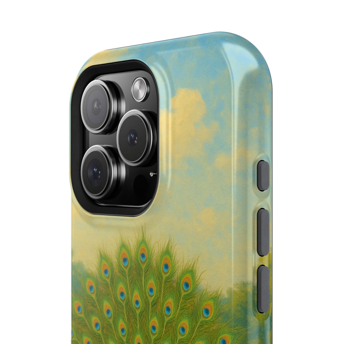 Peacock Art iPhone Case I Impact-Resistant Cover | SoulfulYarn Collection | Elegant Wildlife Design for iPhone