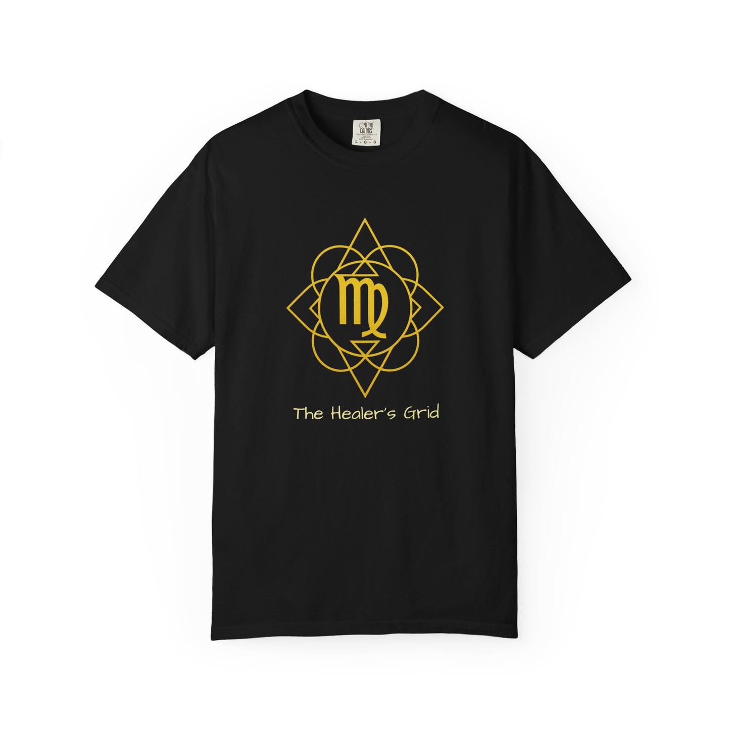 Virgo Sacred Geometry T-Shirt | The Healer’s Grid Tee in 13 different Colors | Astrology Gift