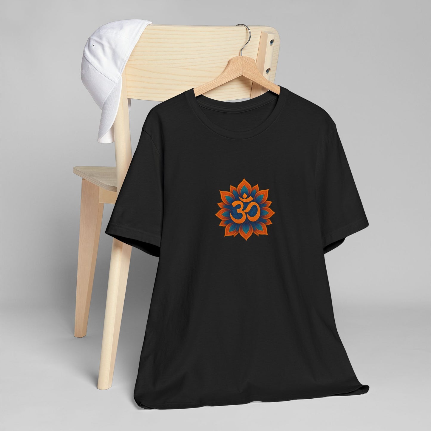 Om Lotus T-Shirt | Spiritual Symbol Tee | Sacred Geometry Shirt | Unisex Yoga Shirt | Meditation Clothing for Men and Women