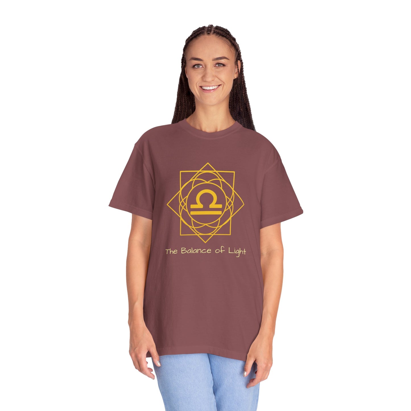 Libra Sacred Geometry T-Shirt | The Balance of Light Tee in 13 different Colors | Astrology Gift