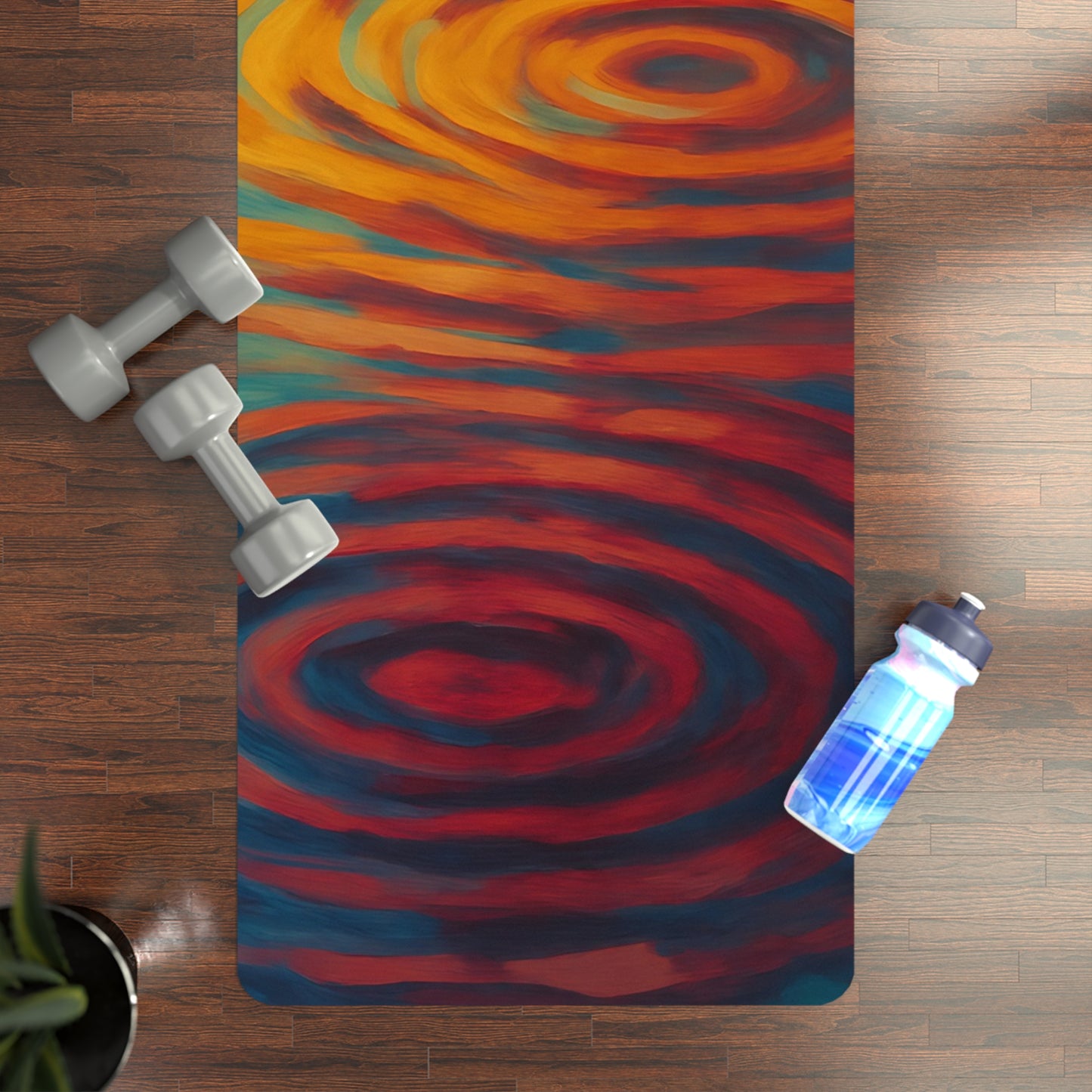 Ripple Resonance Mat | Flow with Stillness | Water-Inspired Energy Design
