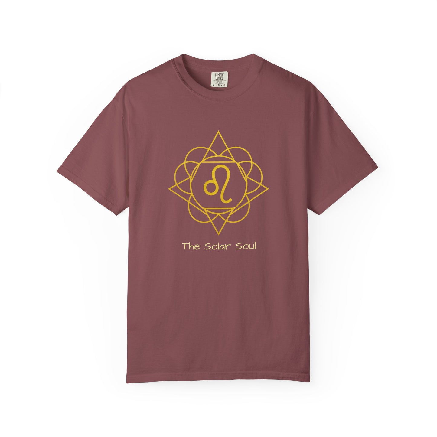 Leo Sacred Geometry T-Shirt | The Solar Soul Tee in 13 different Colors | Astrology Gift