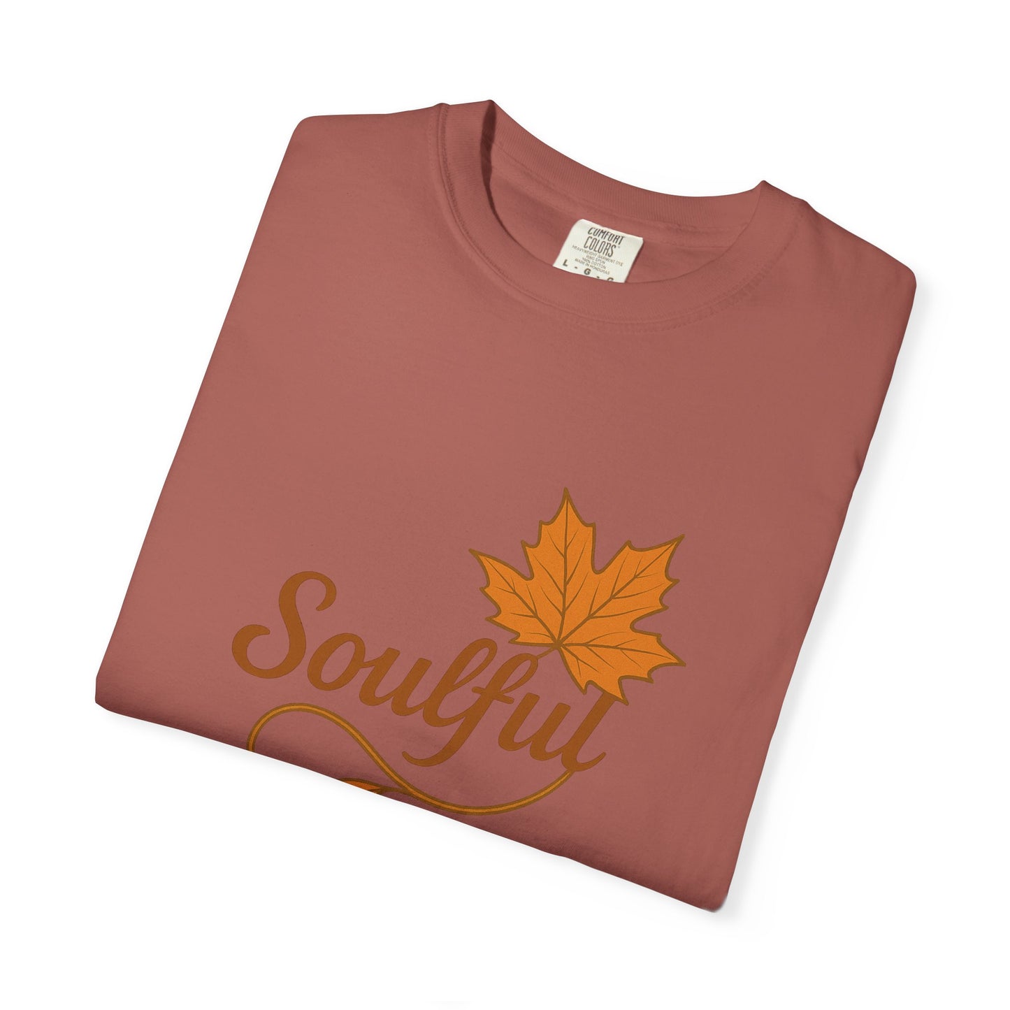 Soulful Maple Leaf T-Shirt | 100% Ring-Spun US Cotton | Autumn Spirit Tee | Nature Lover Gift | Grounded. Grateful. Glowing. | Spiritual Fall Totem Shirt