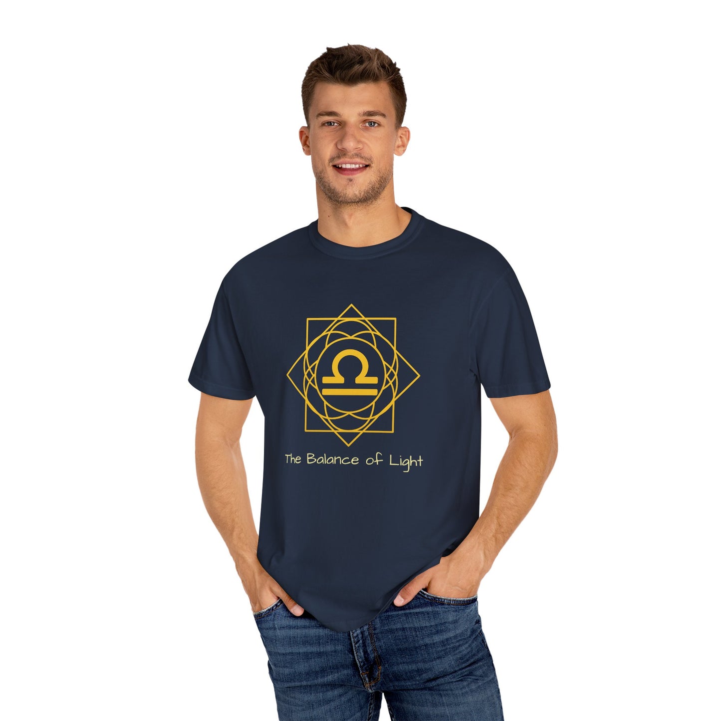 Libra Sacred Geometry T-Shirt | The Balance of Light Tee in 13 different Colors | Astrology Gift