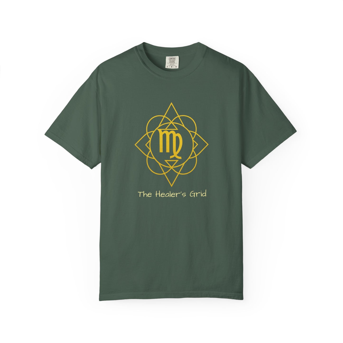 Virgo Sacred Geometry T-Shirt | The Healer’s Grid Tee in 13 different Colors | Astrology Gift