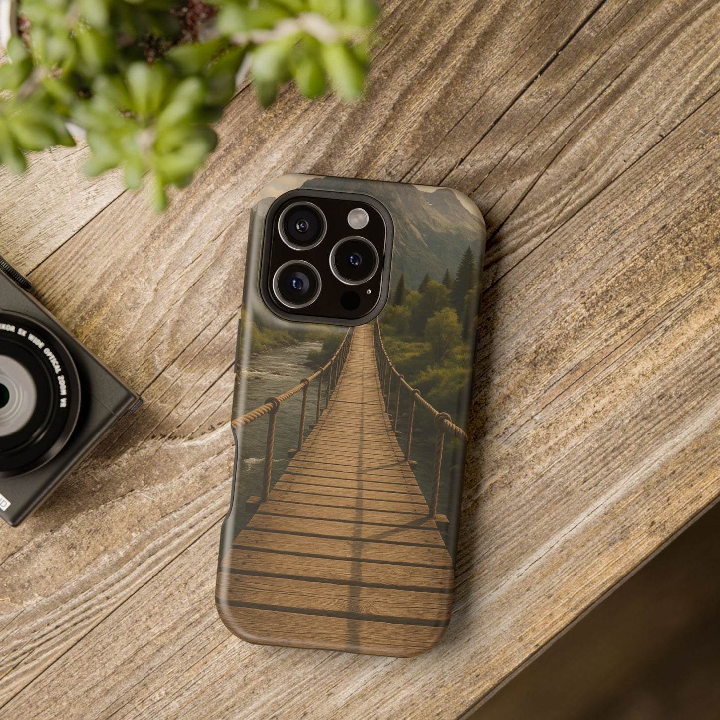 Bridge to Serenity iPhone Case | SoulfulYarn Collection | Nature Pathway Design for iPhone