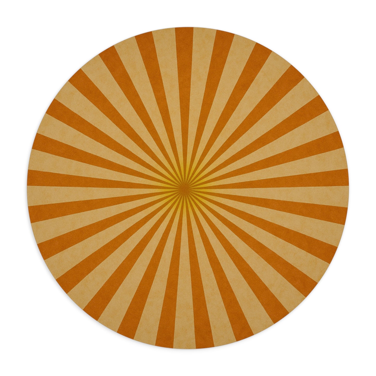 Sun Rays Mouse Pad I Radiant Burst Design | SoulfulYarn Collection | Round or Rectangular | Uplifting Gift for Positivity & Focus