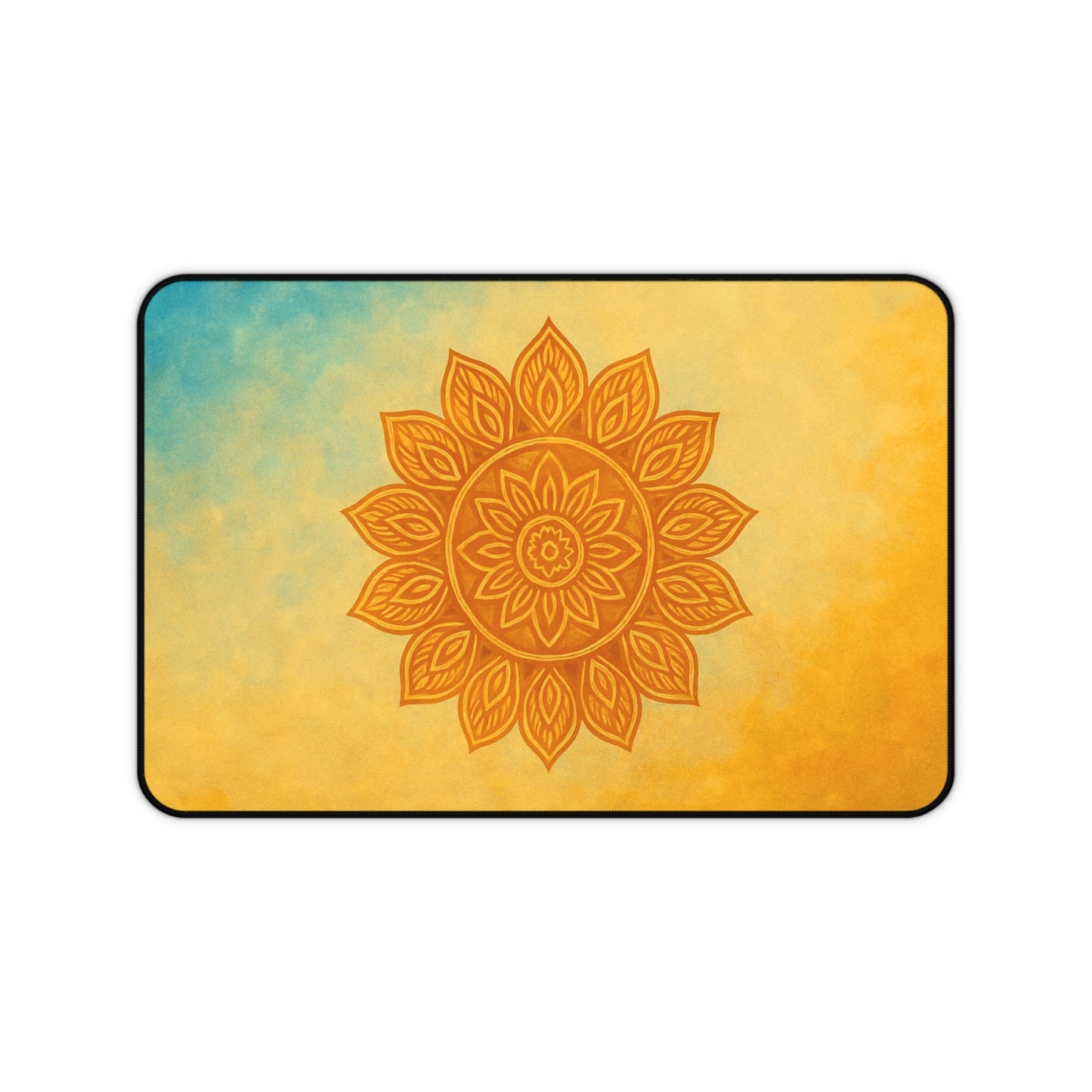 Bright Mandala Desk Mat I Calm & Creative Desk Mat | SoulfulYarn Collection