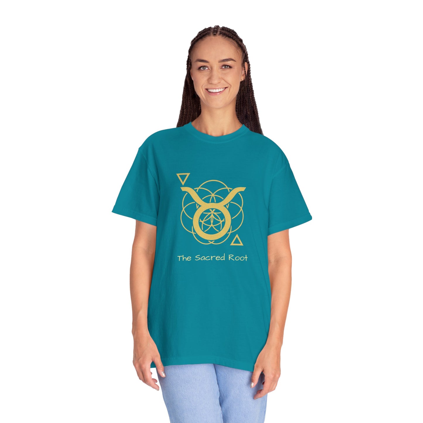 Taurus Sacred Geometry T-Shirt | The Sacred Root Tee in 13 different Colors | Astrology Gift