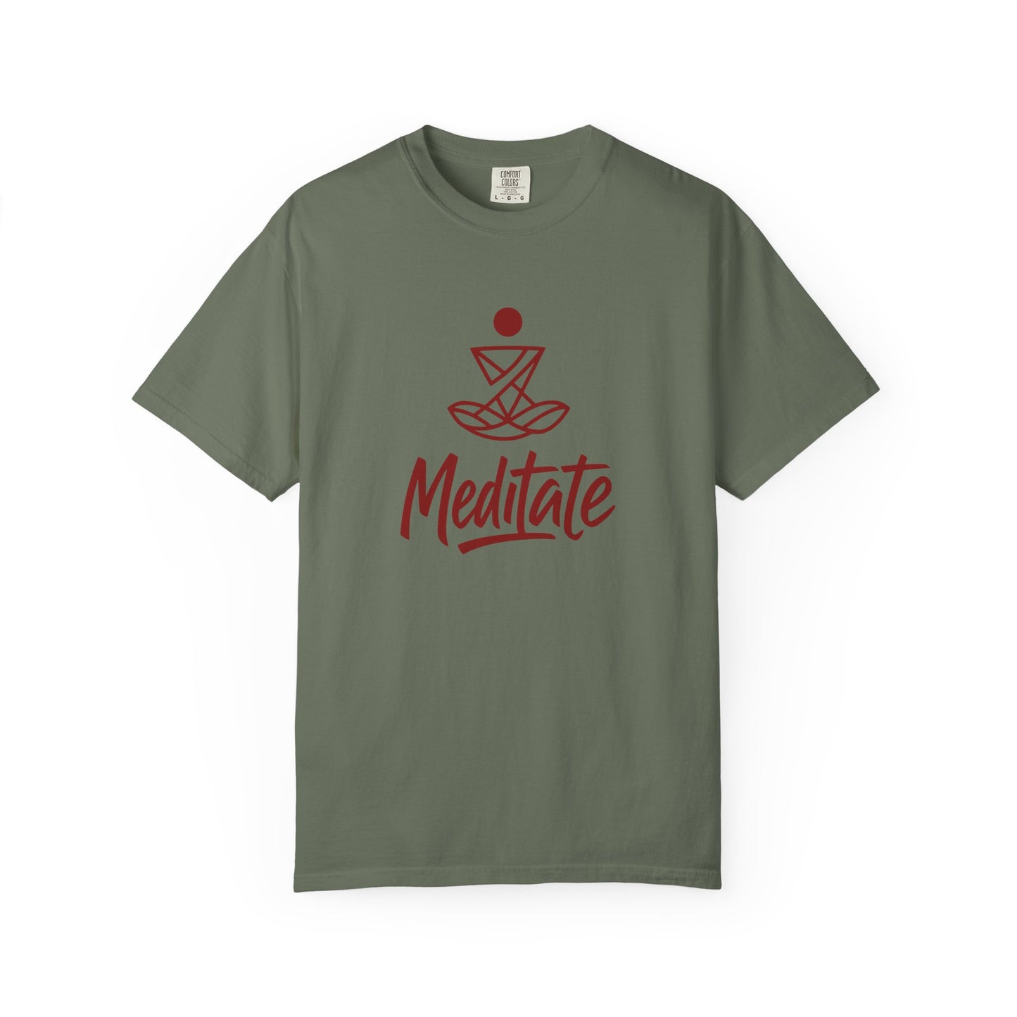 Meditate T-Shirt | 100% ring-spun US cotton | Spiritual Yoga Tee | Mindfulness Shirt | I Am Meditating Top
