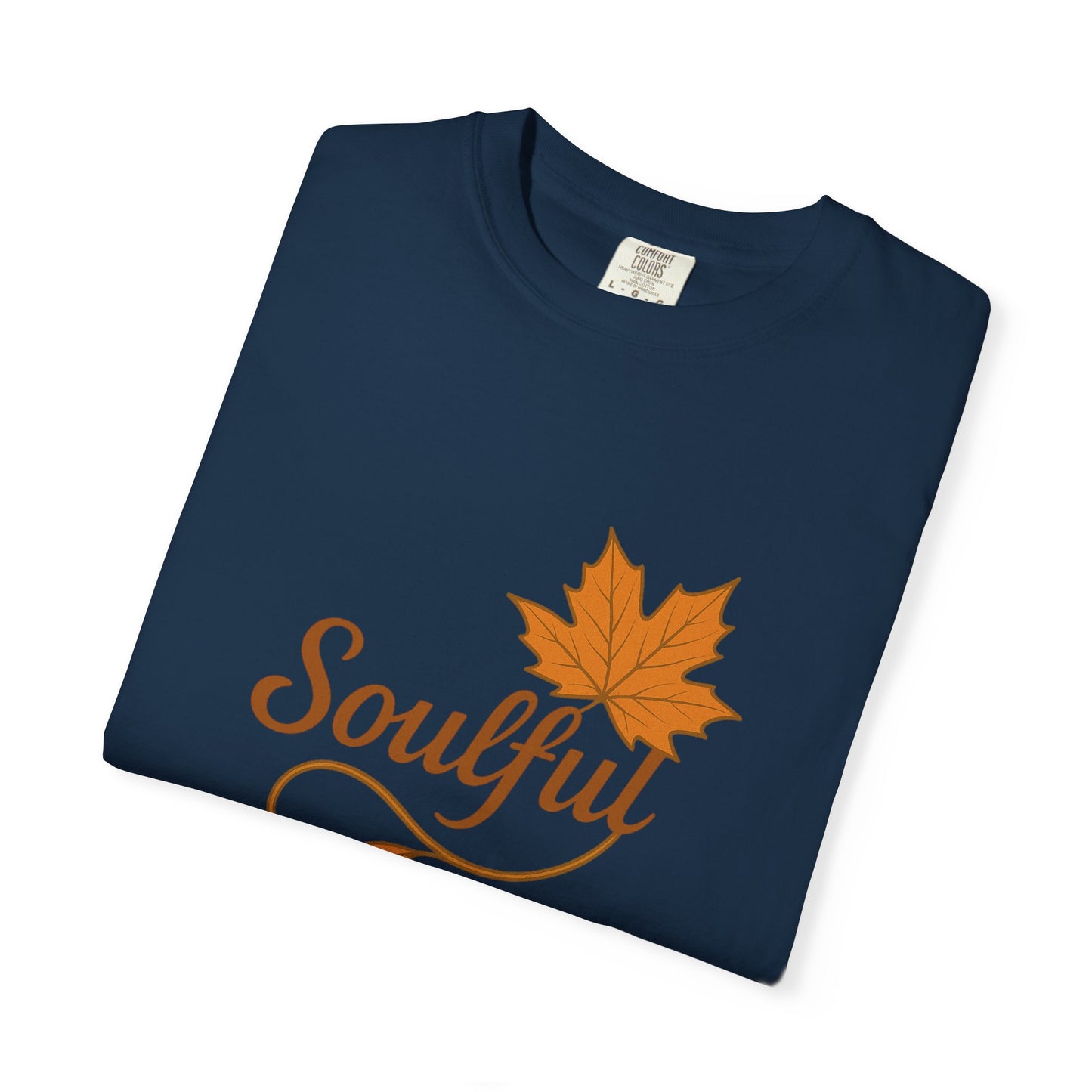 Soulful Maple Leaf T-Shirt | 100% Ring-Spun US Cotton | Autumn Spirit Tee | Nature Lover Gift | Grounded. Grateful. Glowing. | Spiritual Fall Totem Shirt