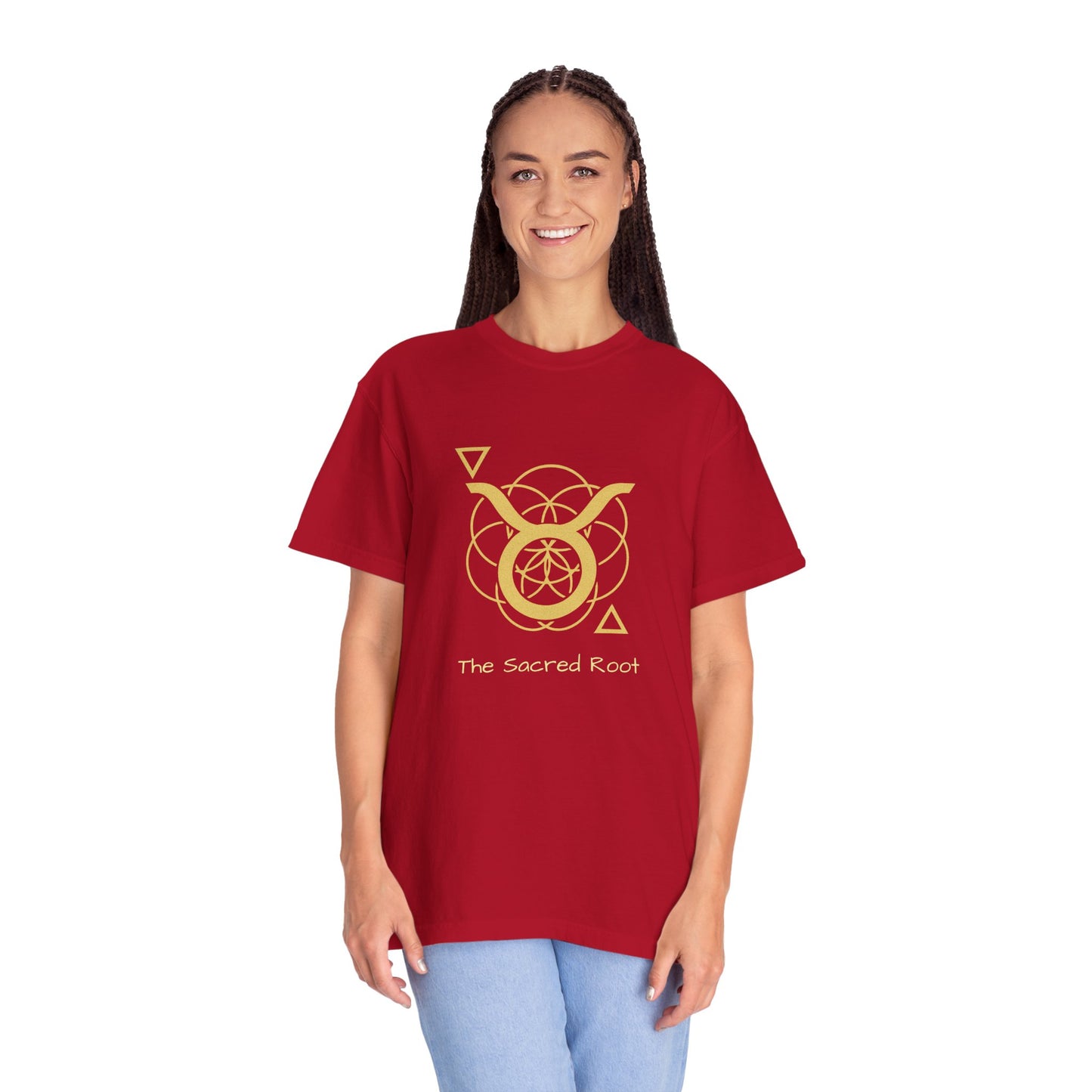 Taurus Sacred Geometry T-Shirt | The Sacred Root Tee in 13 different Colors | Astrology Gift