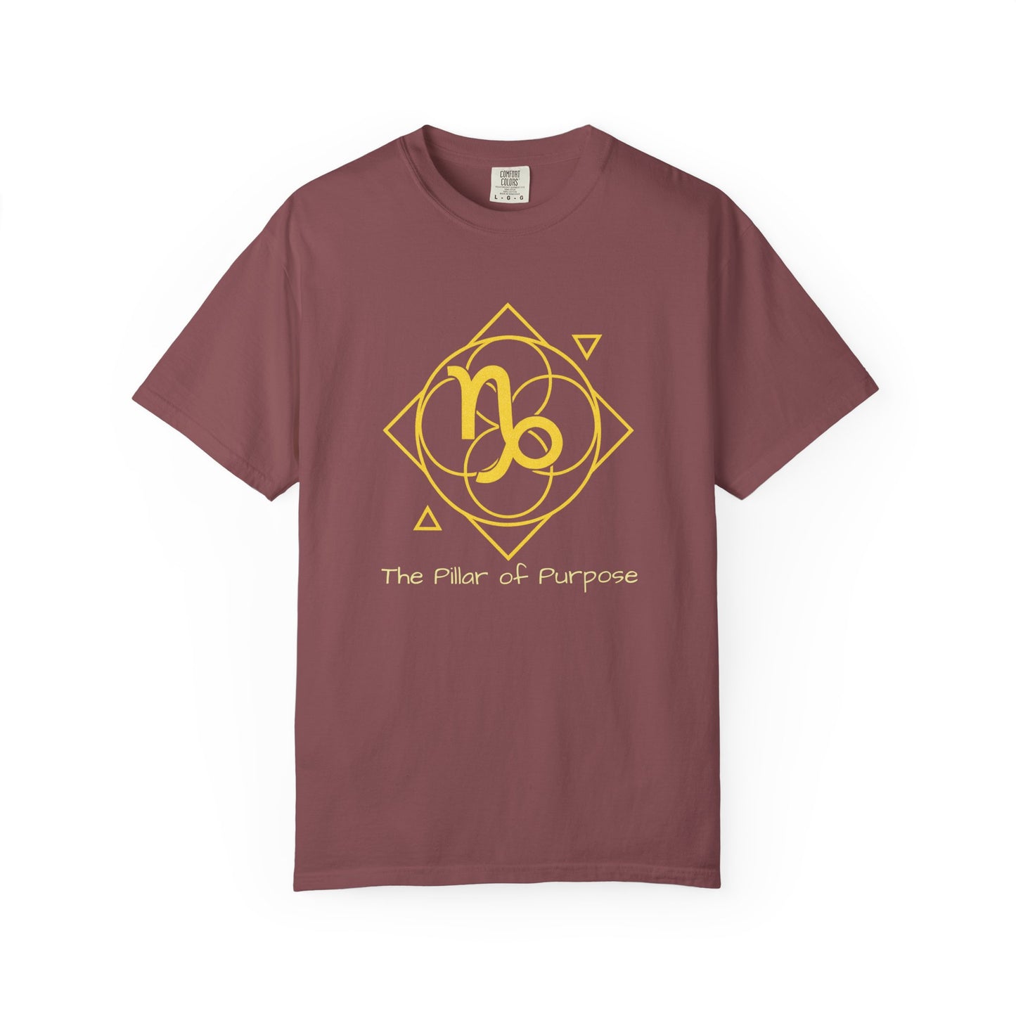 Capricorn Sacred Geometry T-Shirt | The Pillar of Purpose Tee in 13 different Colors | Astrology Gift