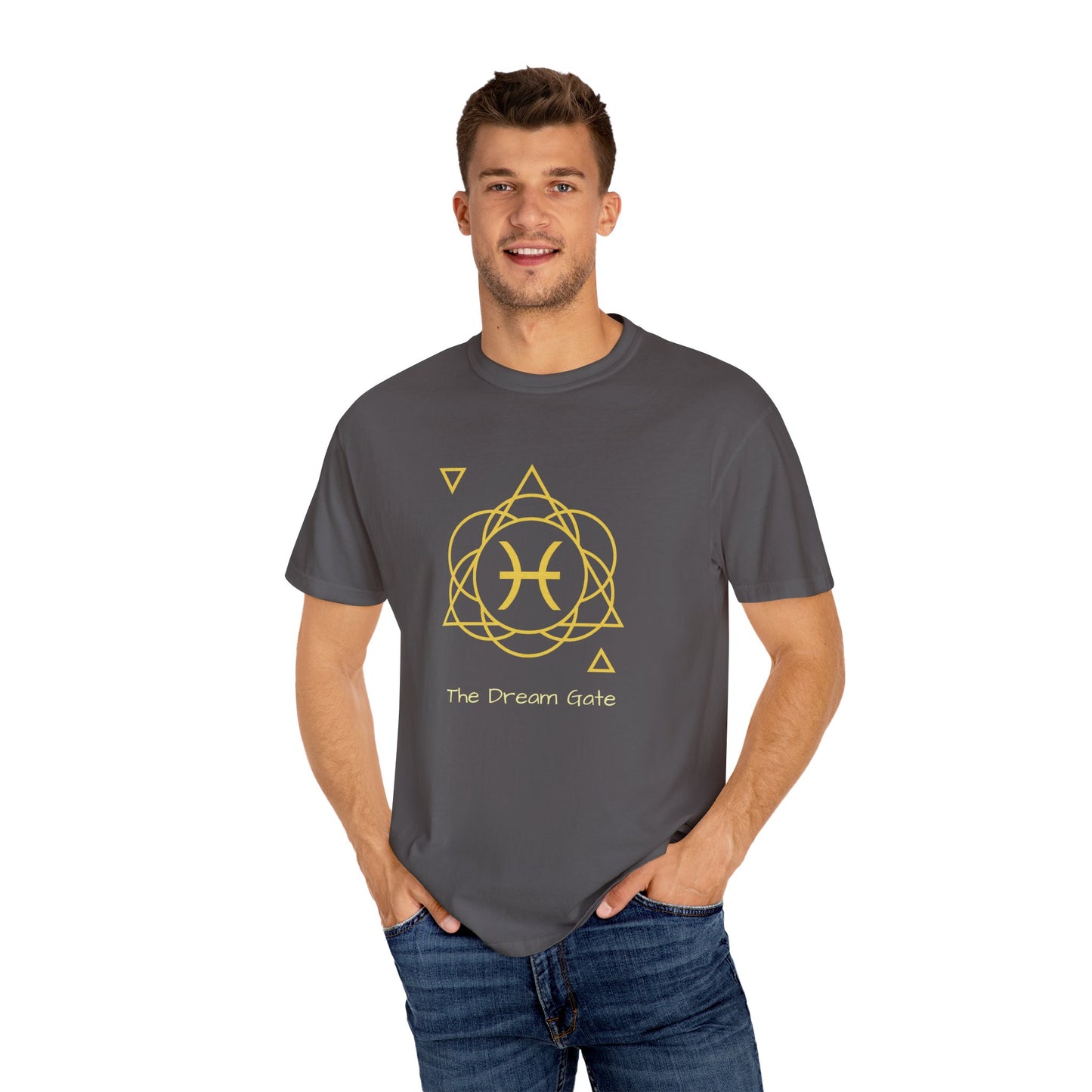 Pisces Sacred Geometry T-Shirt | The Dream Gate Tee in 13 different Colors | Astrology Gift