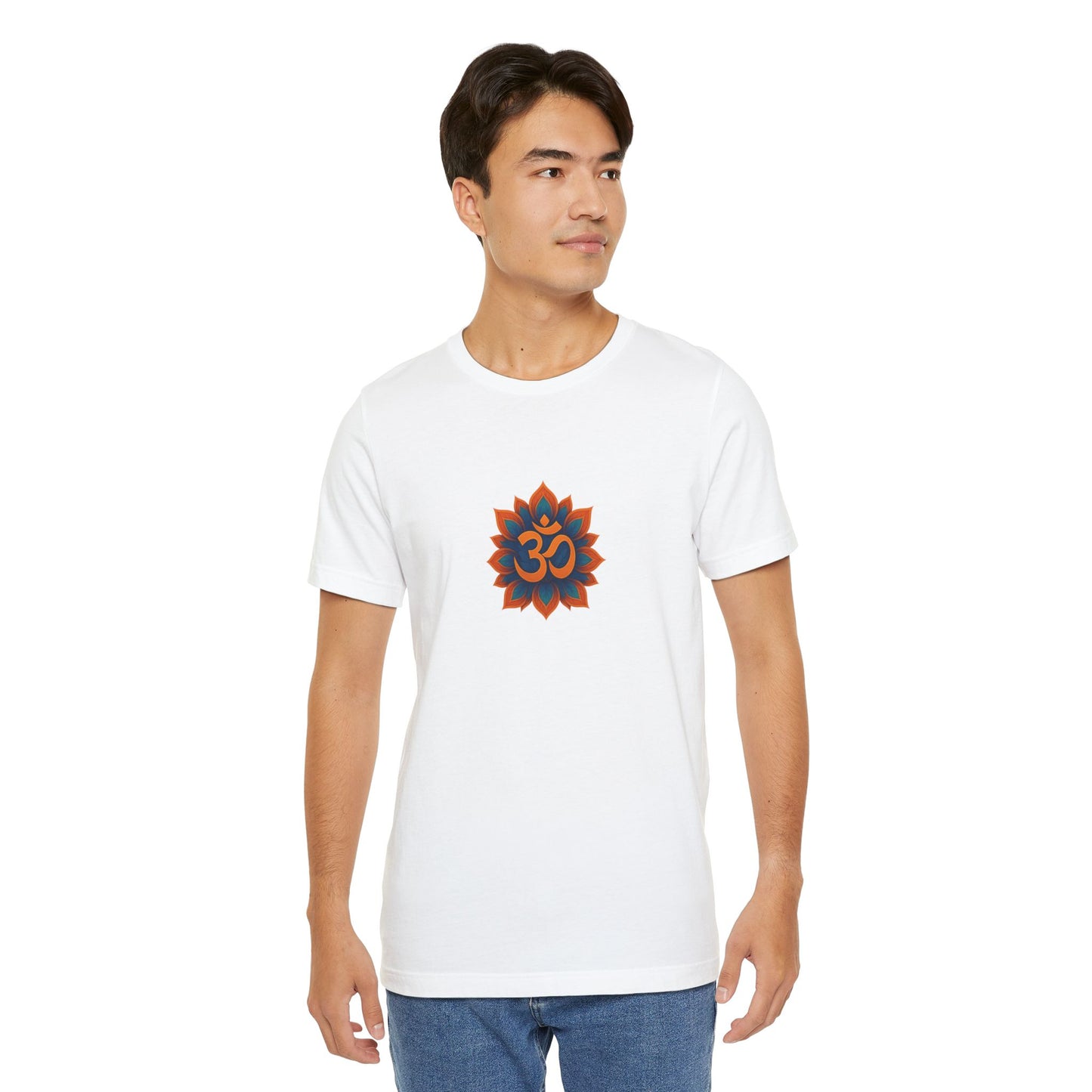 Om Lotus T-Shirt | Spiritual Symbol Tee | Sacred Geometry Shirt | Unisex Yoga Shirt | Meditation Clothing for Men and Women
