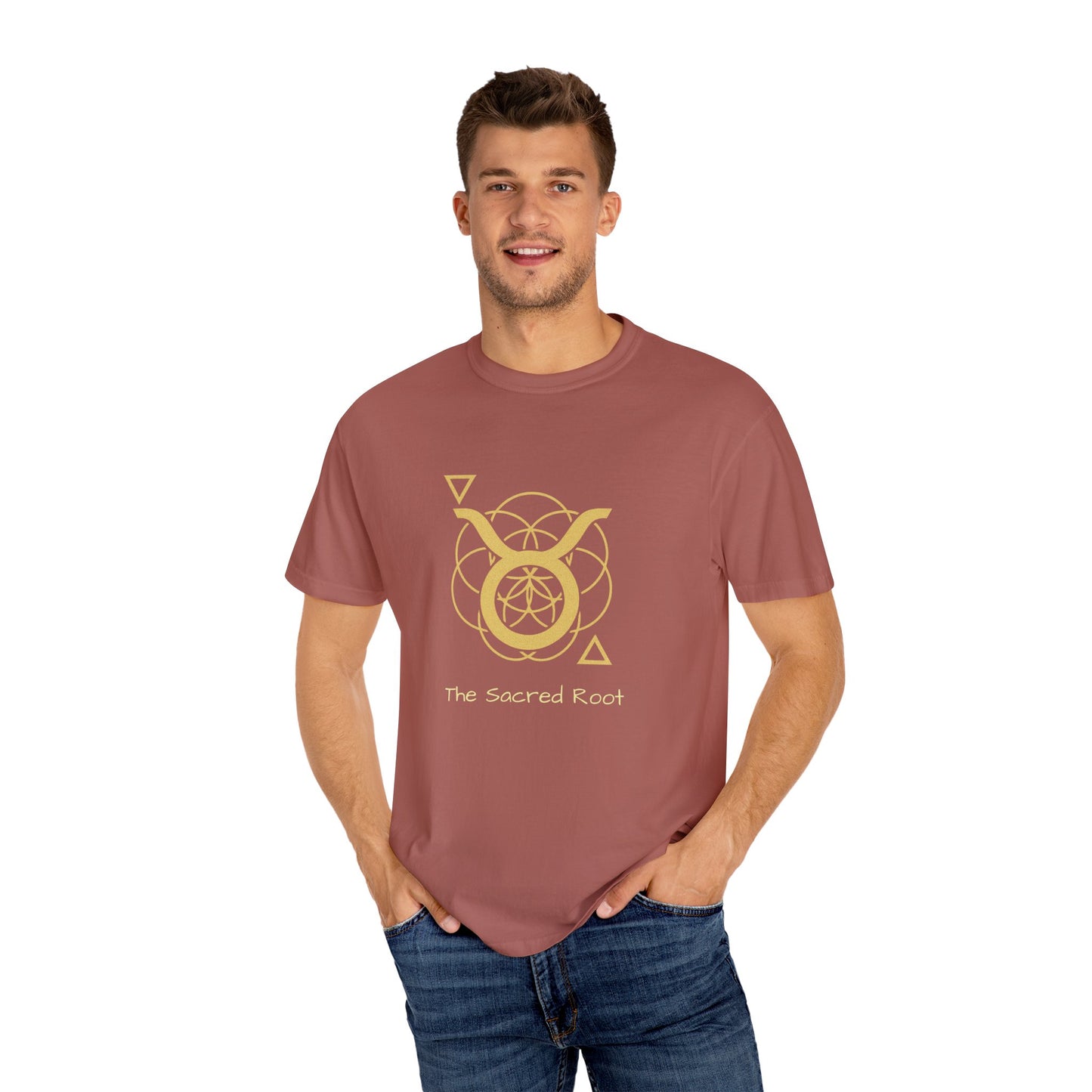 Taurus Sacred Geometry T-Shirt | The Sacred Root Tee in 13 different Colors | Astrology Gift