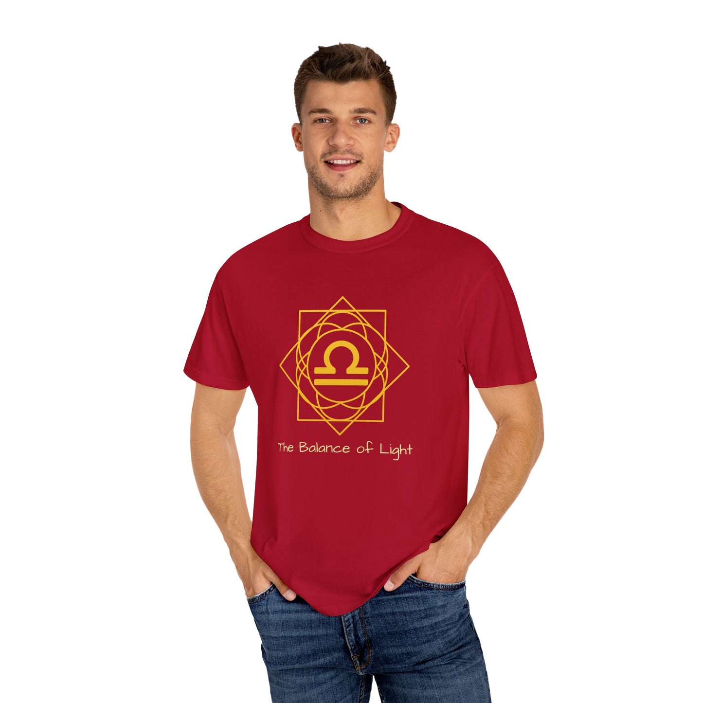 Libra Sacred Geometry T-Shirt | The Balance of Light Tee in 13 different Colors | Astrology Gift