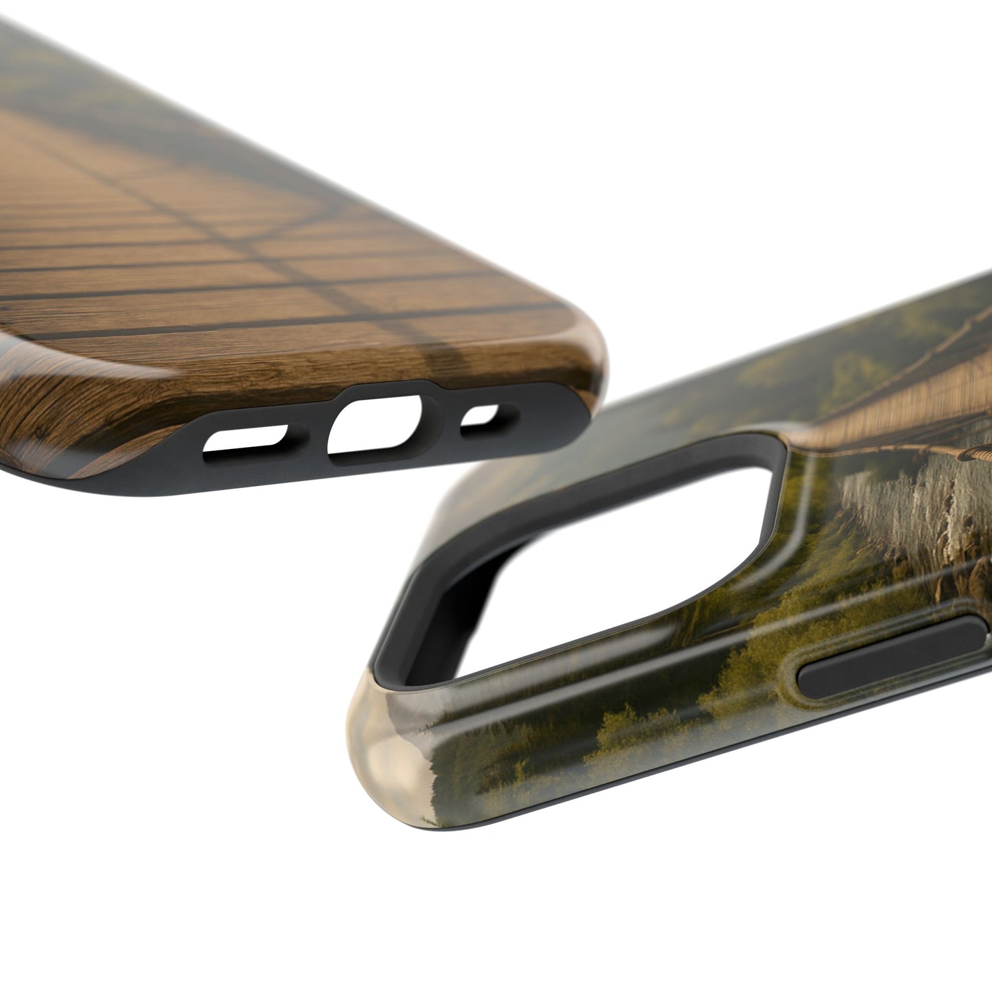 Bridge to Serenity iPhone Case | SoulfulYarn Collection | Nature Pathway Design for iPhone