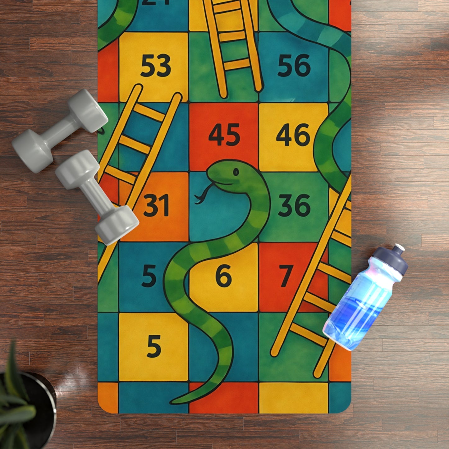 Rise & Flow Mat | Inspired by Snakes & Ladders or Chutes & Ladders