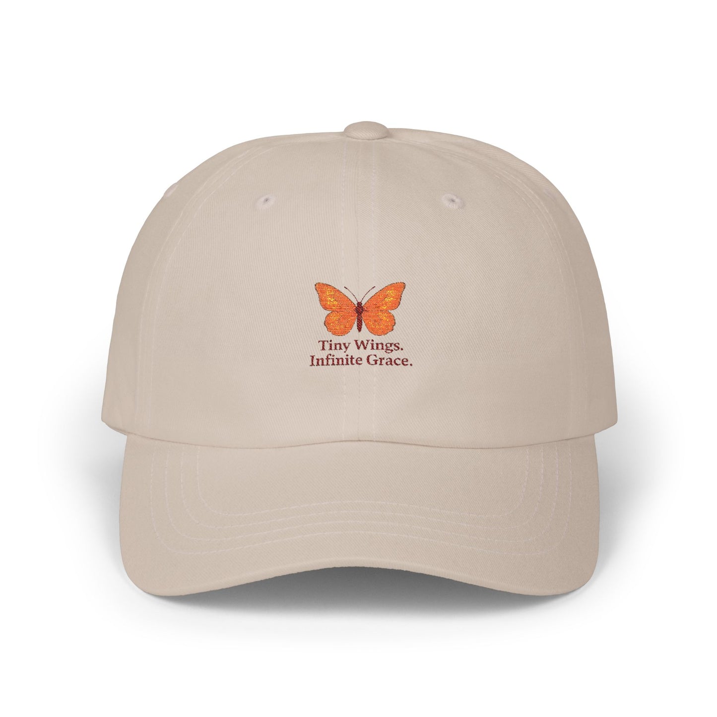 Butterfly Embroidered Dad Hat | Spiritual Cap Gift | Soulful Cap for Nature Lovers & Spiritual Souls