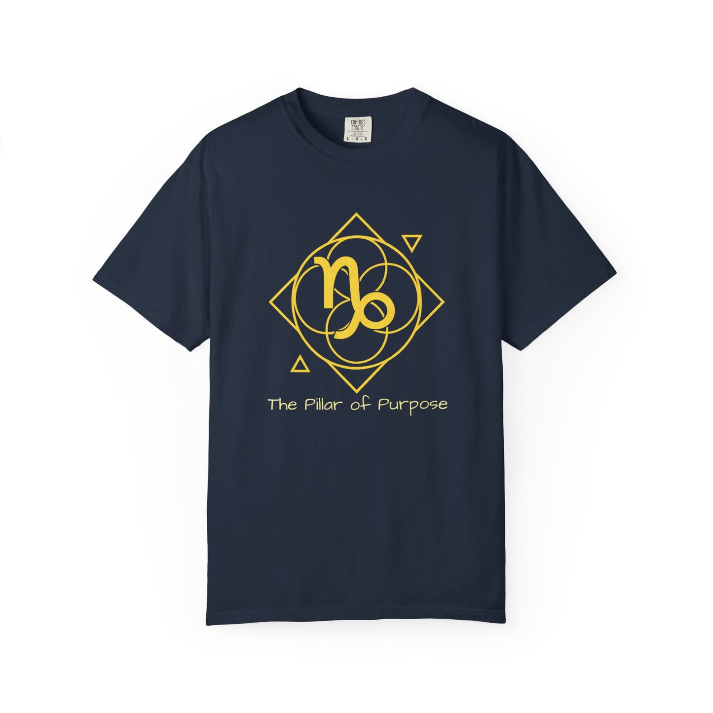 Capricorn Sacred Geometry T-Shirt | The Pillar of Purpose Tee in 13 different Colors | Astrology Gift