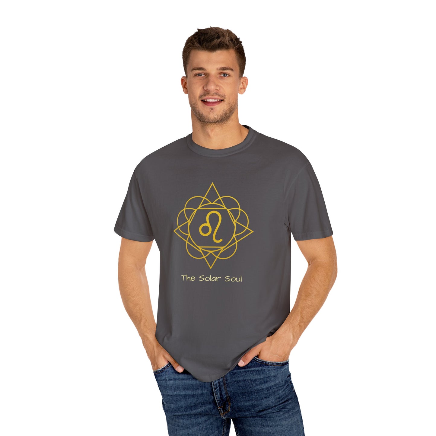 Leo Sacred Geometry T-Shirt | The Solar Soul Tee in 13 different Colors | Astrology Gift