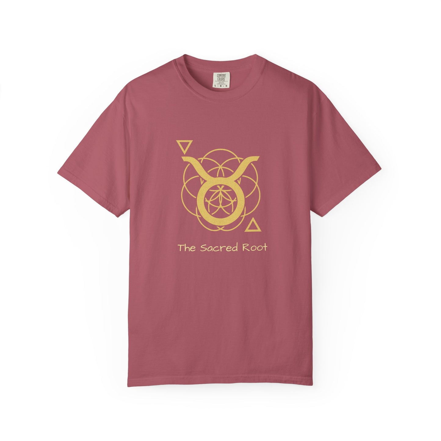 Taurus Sacred Geometry T-Shirt | The Sacred Root Tee in 13 different Colors | Astrology Gift