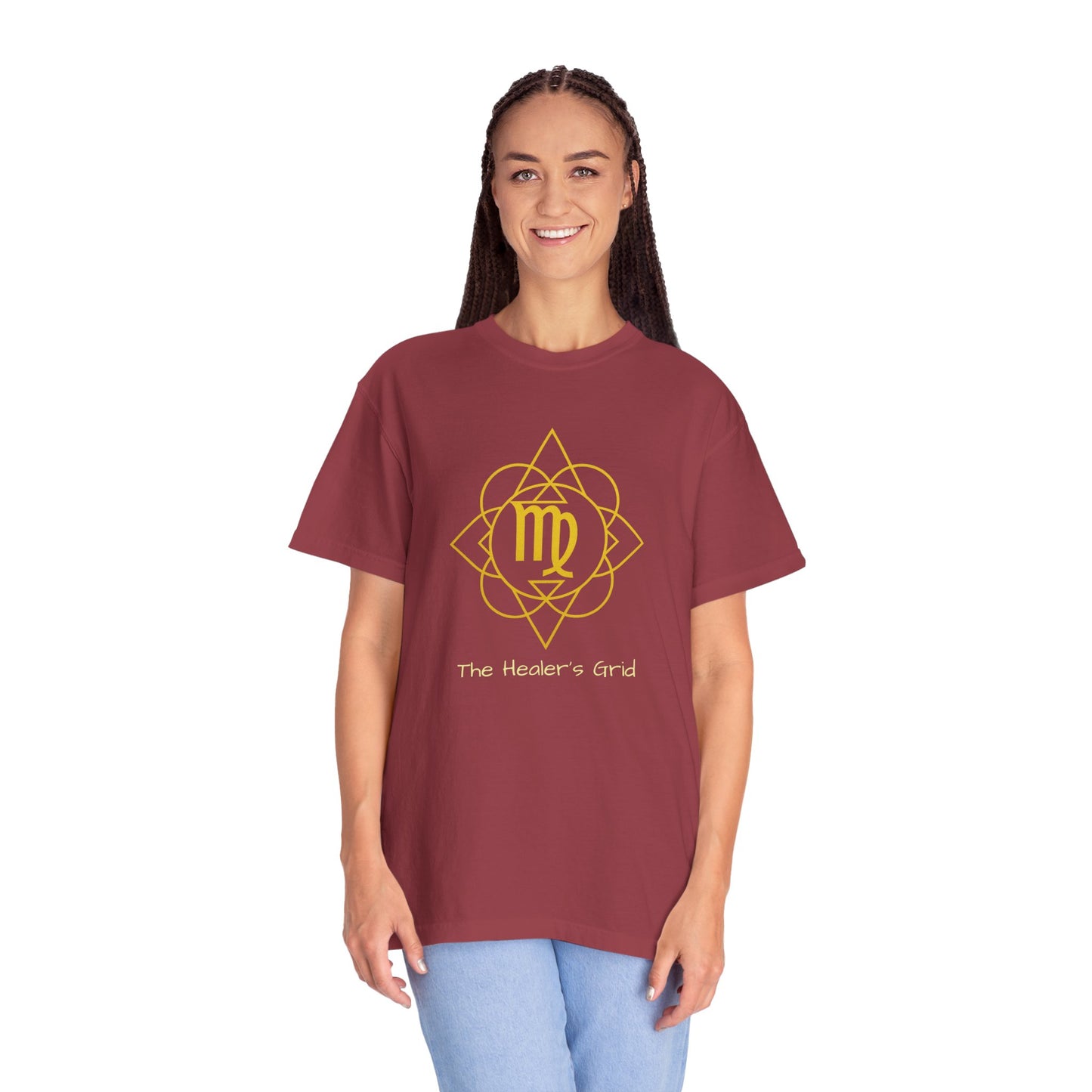 Virgo Sacred Geometry T-Shirt | The Healer’s Grid Tee in 13 different Colors | Astrology Gift