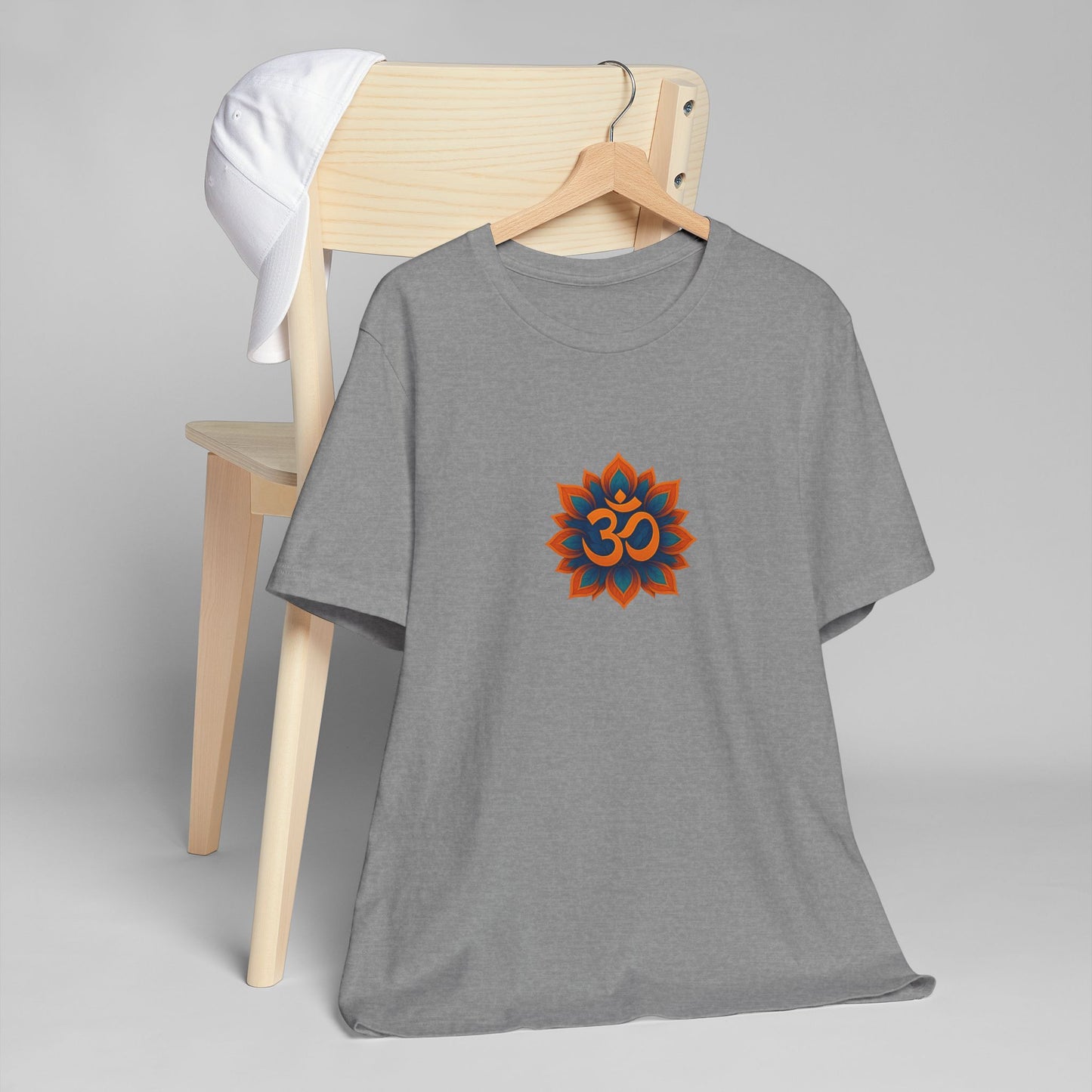 Om Lotus T-Shirt | Spiritual Symbol Tee | Sacred Geometry Shirt | Unisex Yoga Shirt | Meditation Clothing for Men and Women