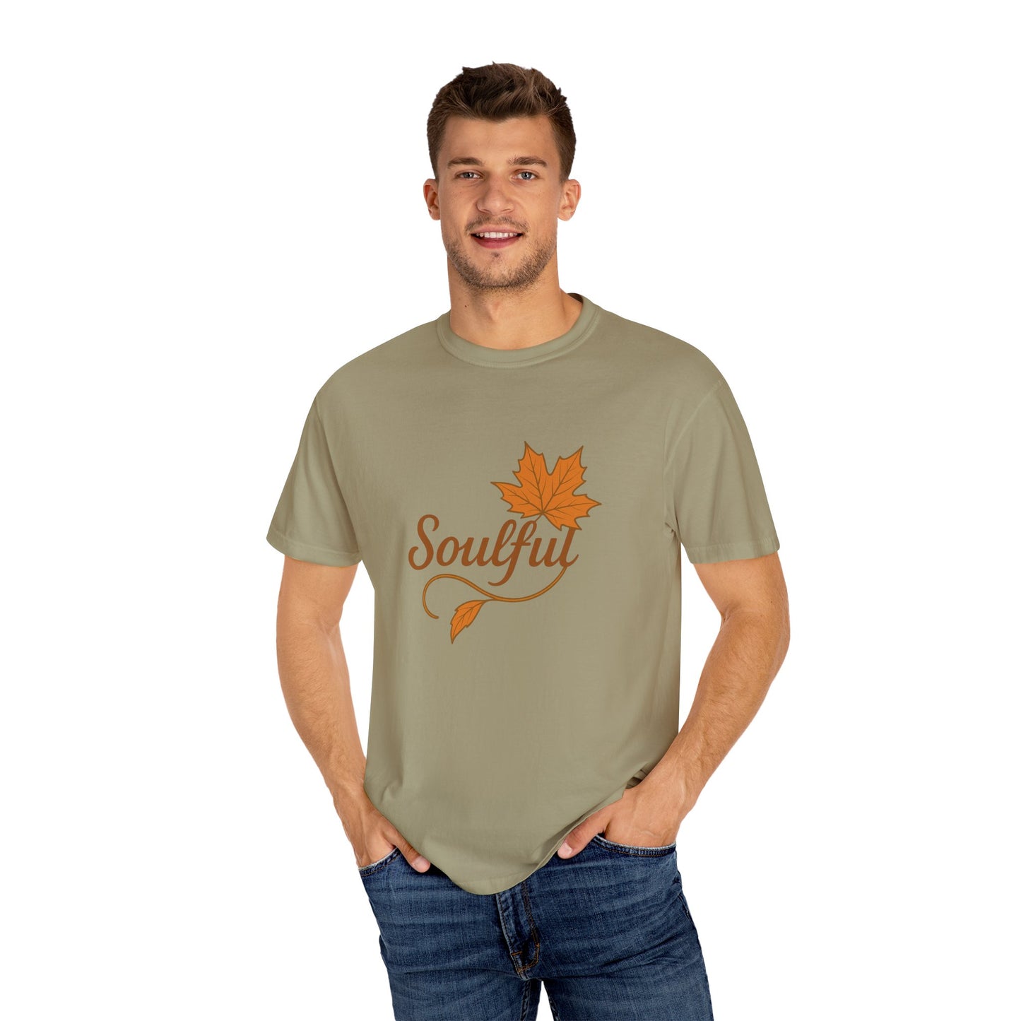 Soulful Maple Leaf T-Shirt | 100% Ring-Spun US Cotton | Autumn Spirit Tee | Nature Lover Gift | Grounded. Grateful. Glowing. | Spiritual Fall Totem Shirt